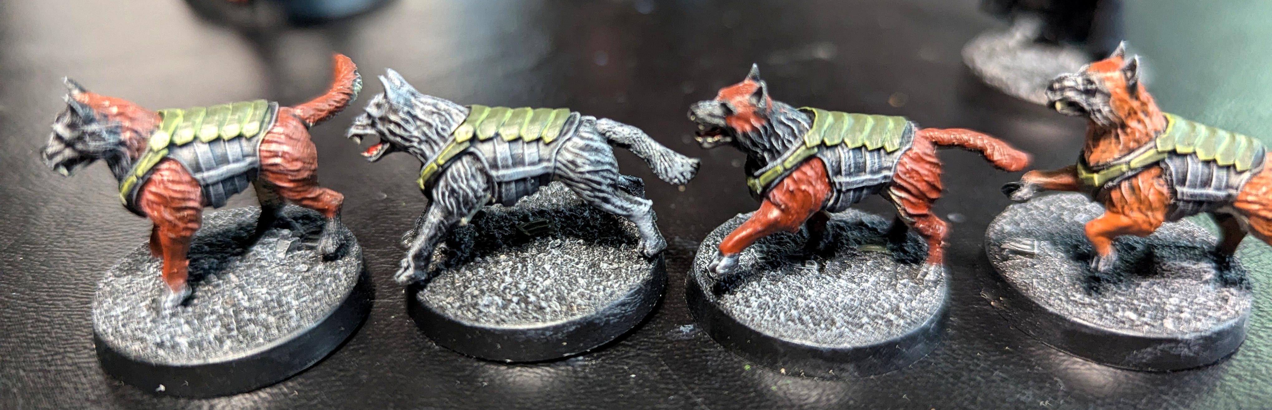2025, 28mm, Anvil Industry, Dog, Malinois, Painted, Stim Hound