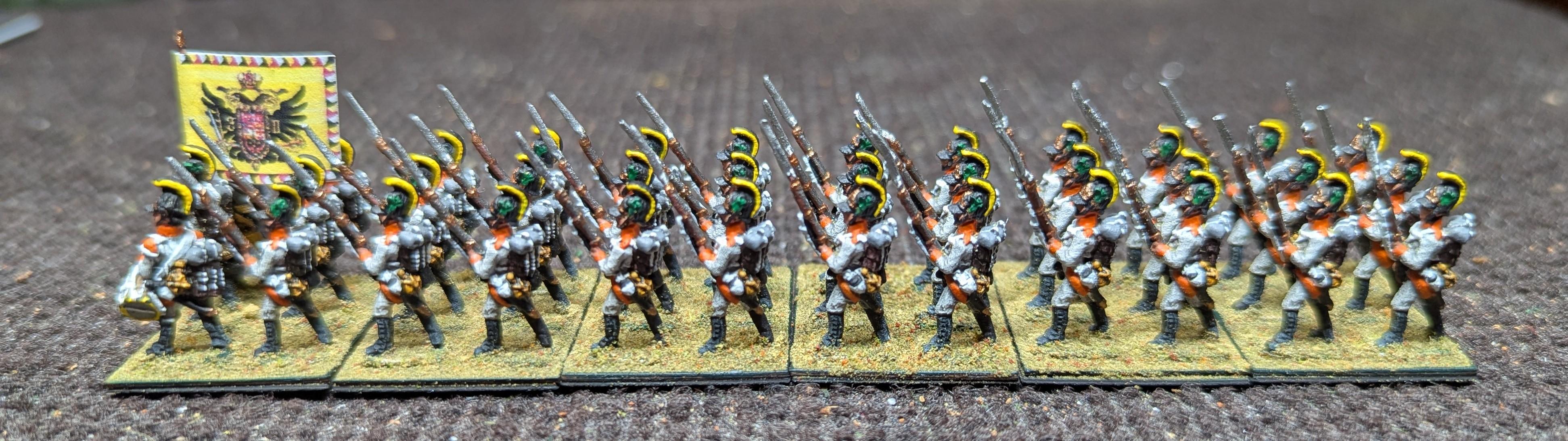 15mm, 2025, Austrian, Battle Honors, Erbach, Infantry, Napoleonic, Painted