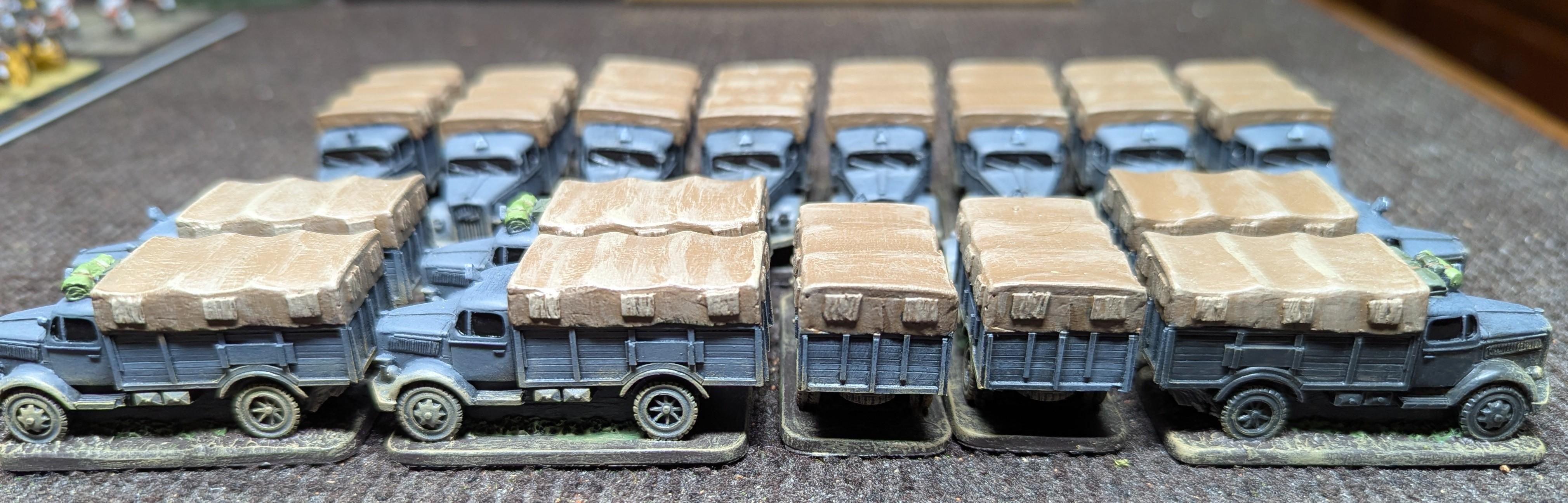 15mm, 2025, Early War, Germans, Opel Blitz, Painted, Truck, World War 2