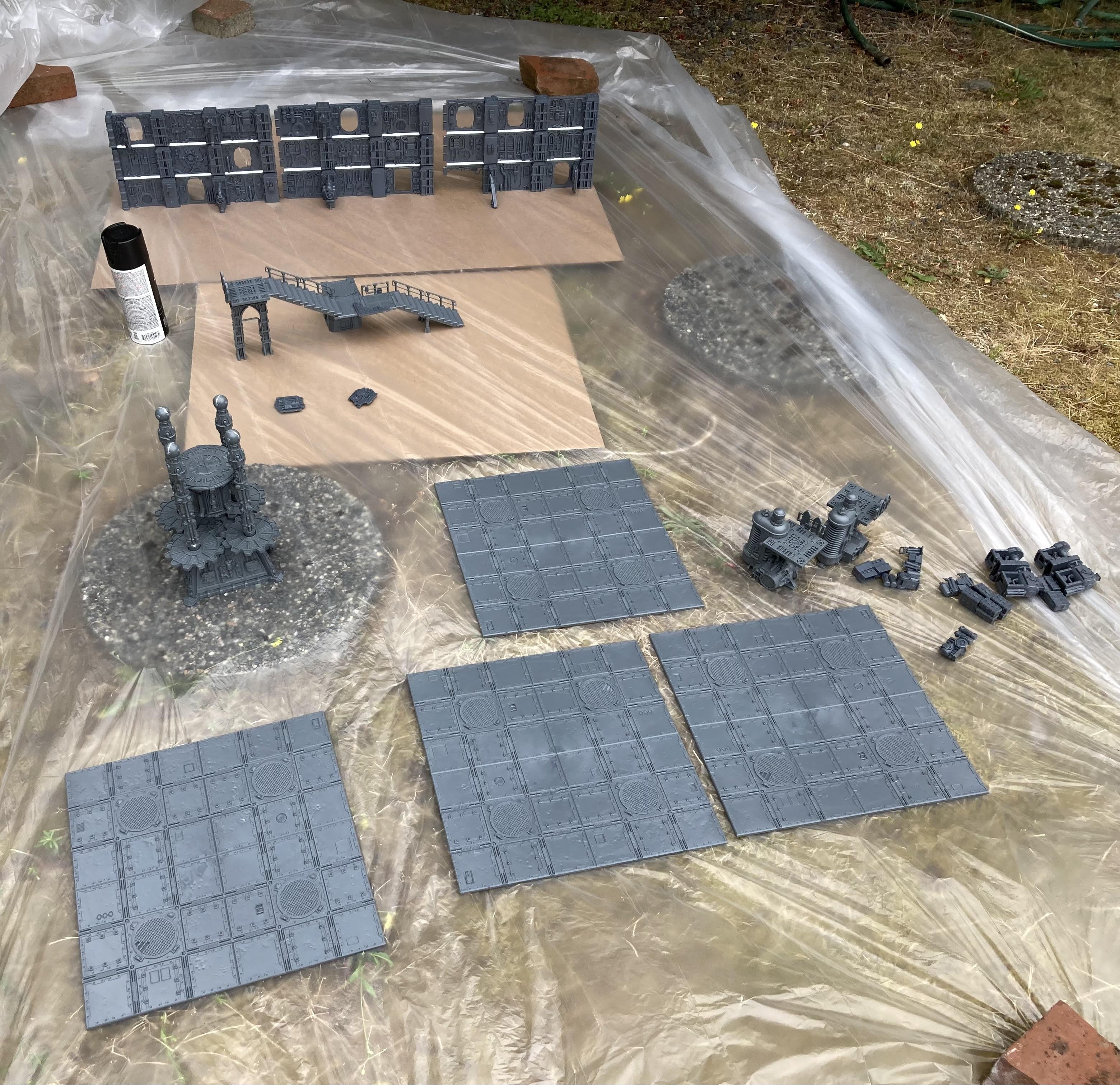 Spaceship interior terrain proof