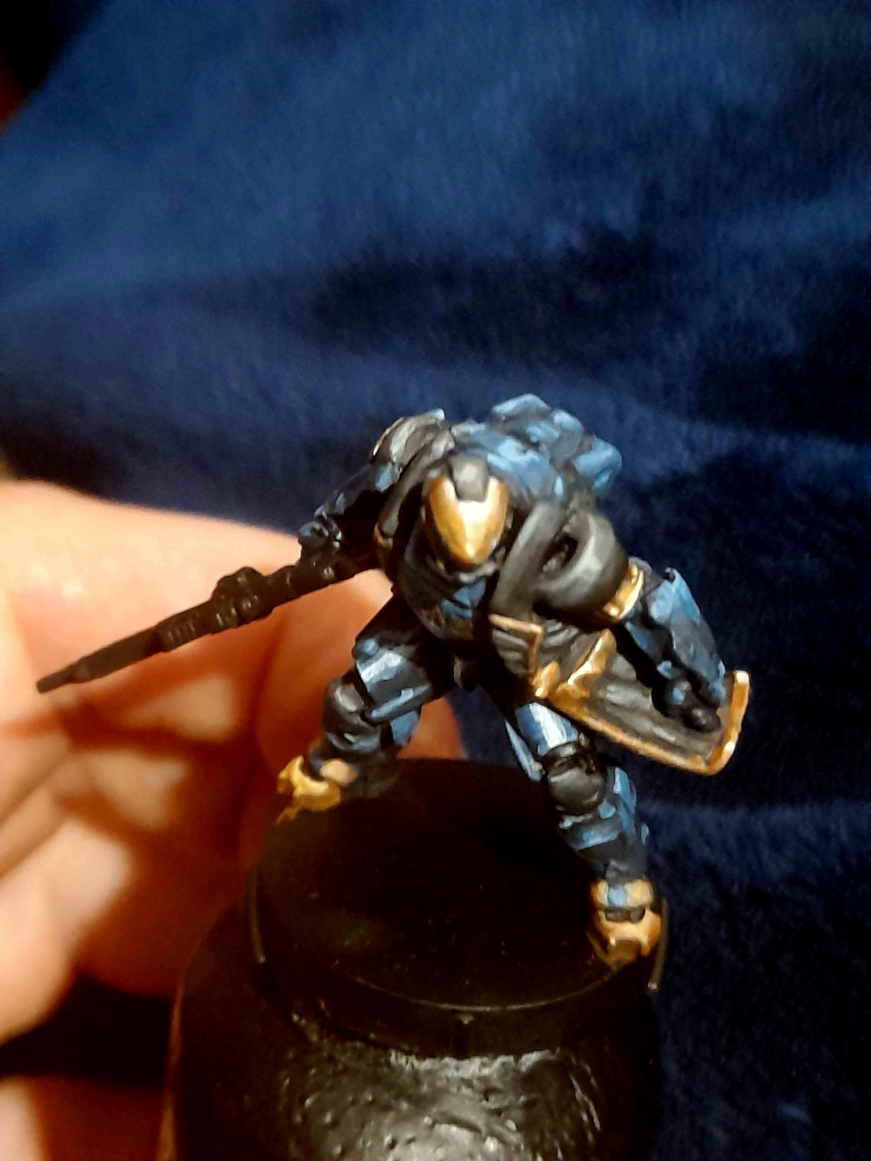 Bronze, Heavy Infantry, Infinity, Mini, Miniature, Non-Metallic Metal, O-12, Work In Progress