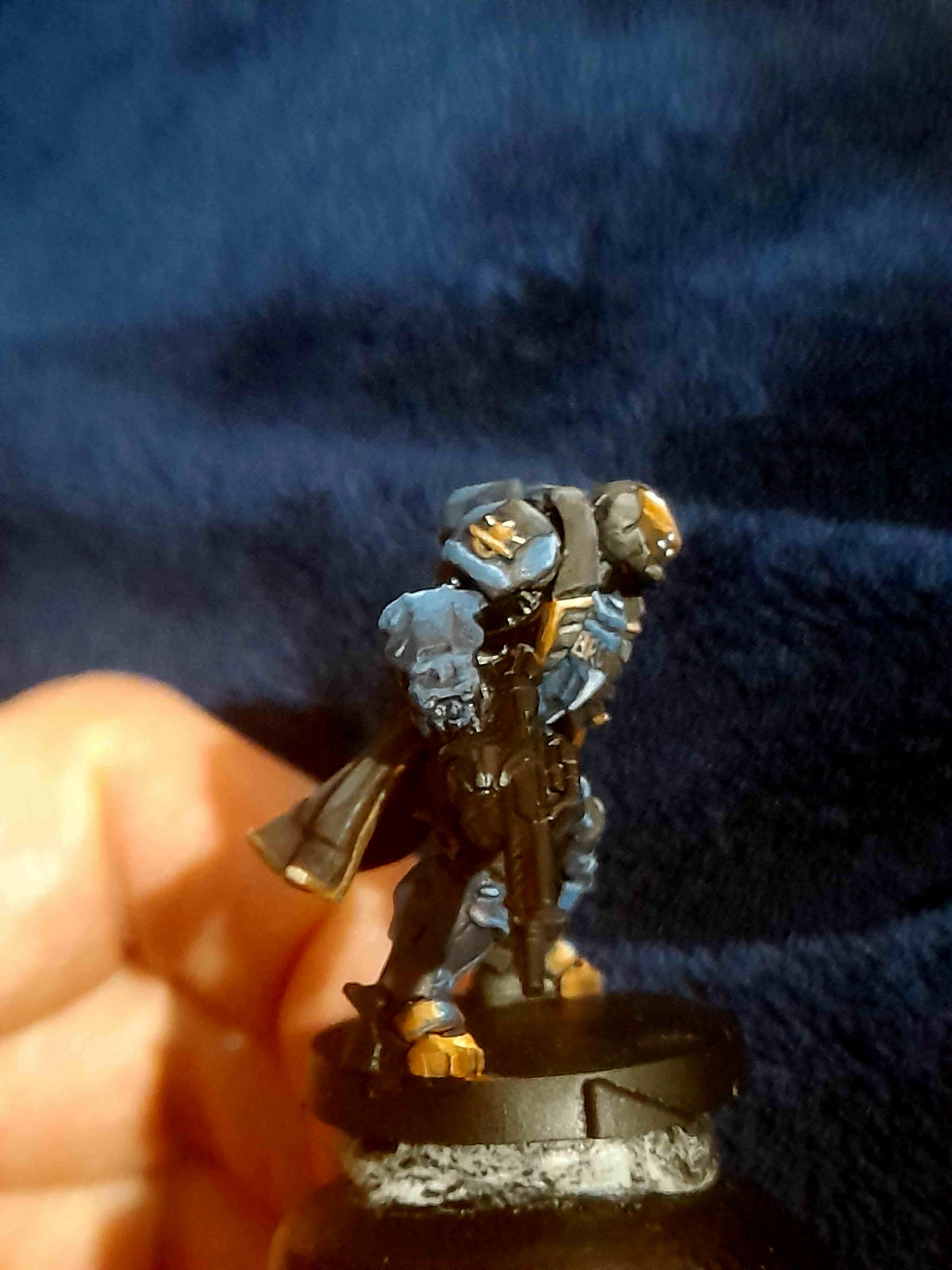 Bronze, Heavy Infantry, Infinity, Mini, Miniature, Non-Metallic Metal, O-12, Work In Progress