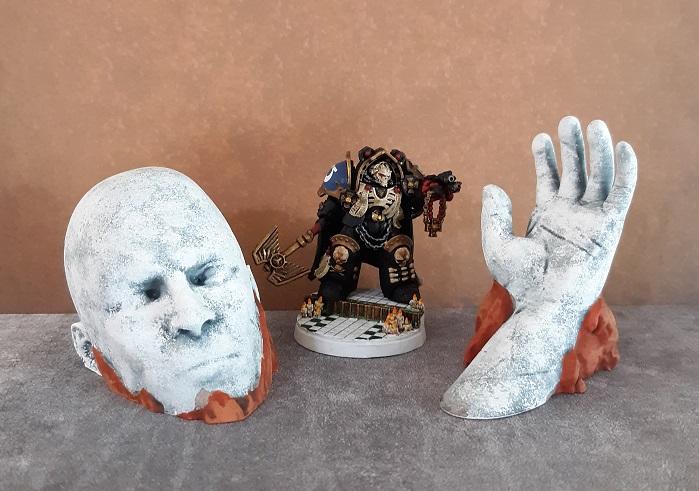 Hand, Head, Statue, Terrain