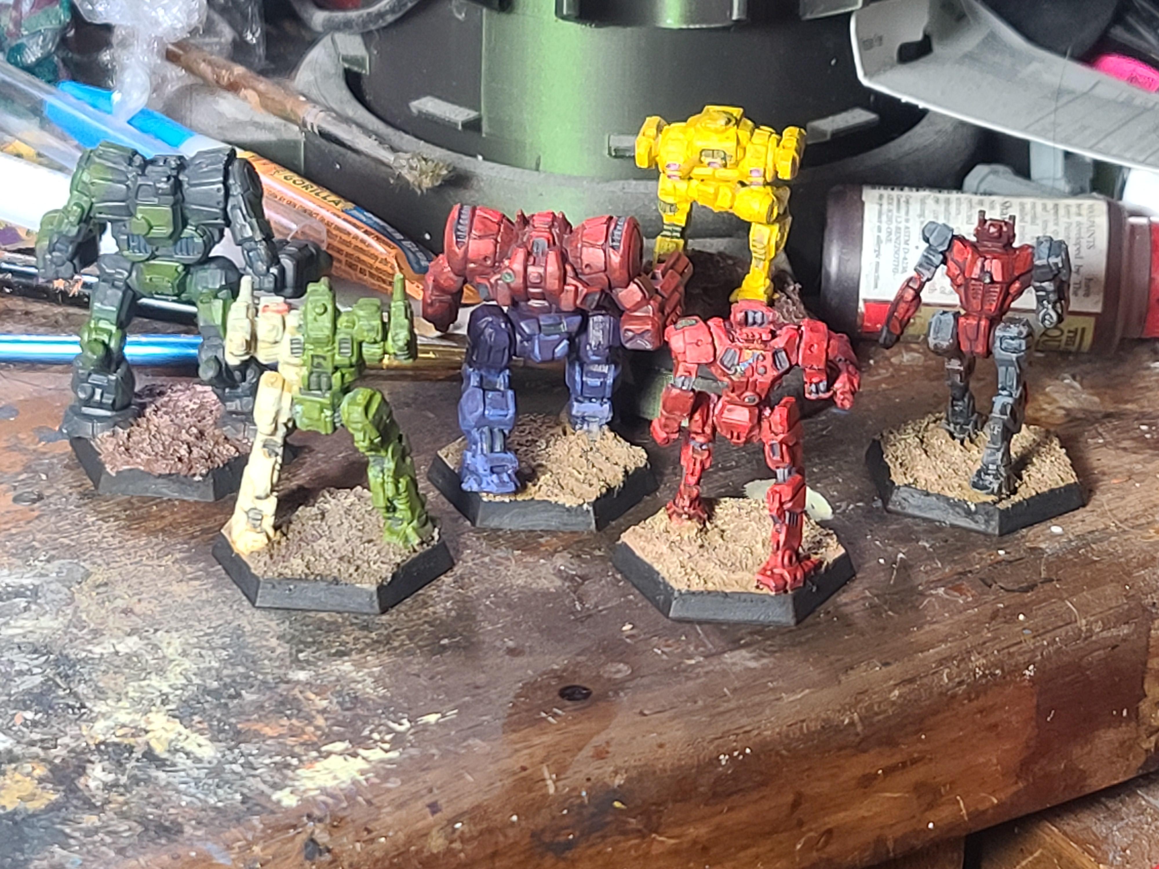 Battletech, Blackjack, Catalyst Game Labs, Dragon, Jenner, Mech, Panther, Thug, Wolfhound