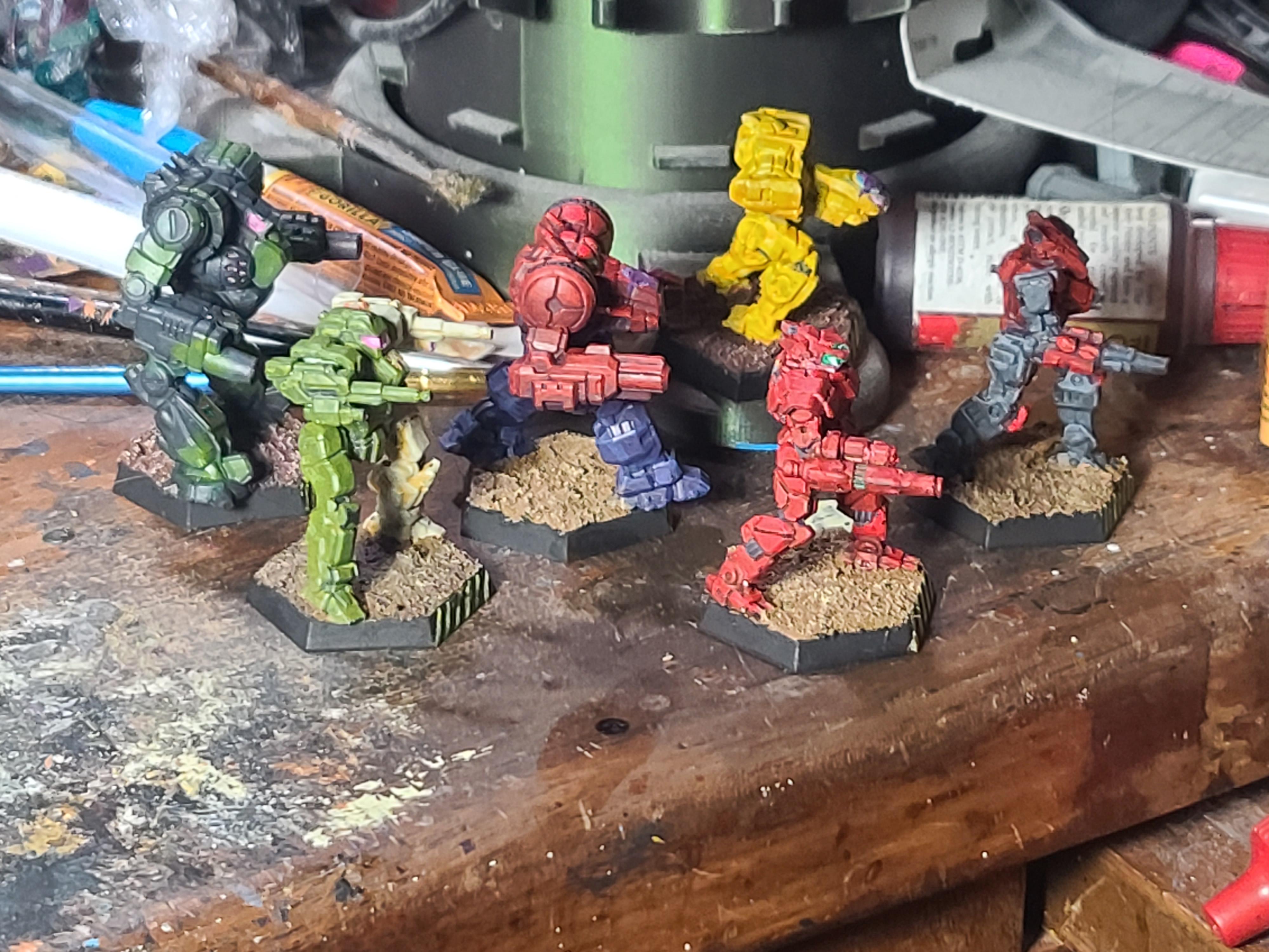 Battletech, Blackjack, Catalyst Game Labs, Dragon, Jenner, Mech, Panther, Thug, Wolfhound