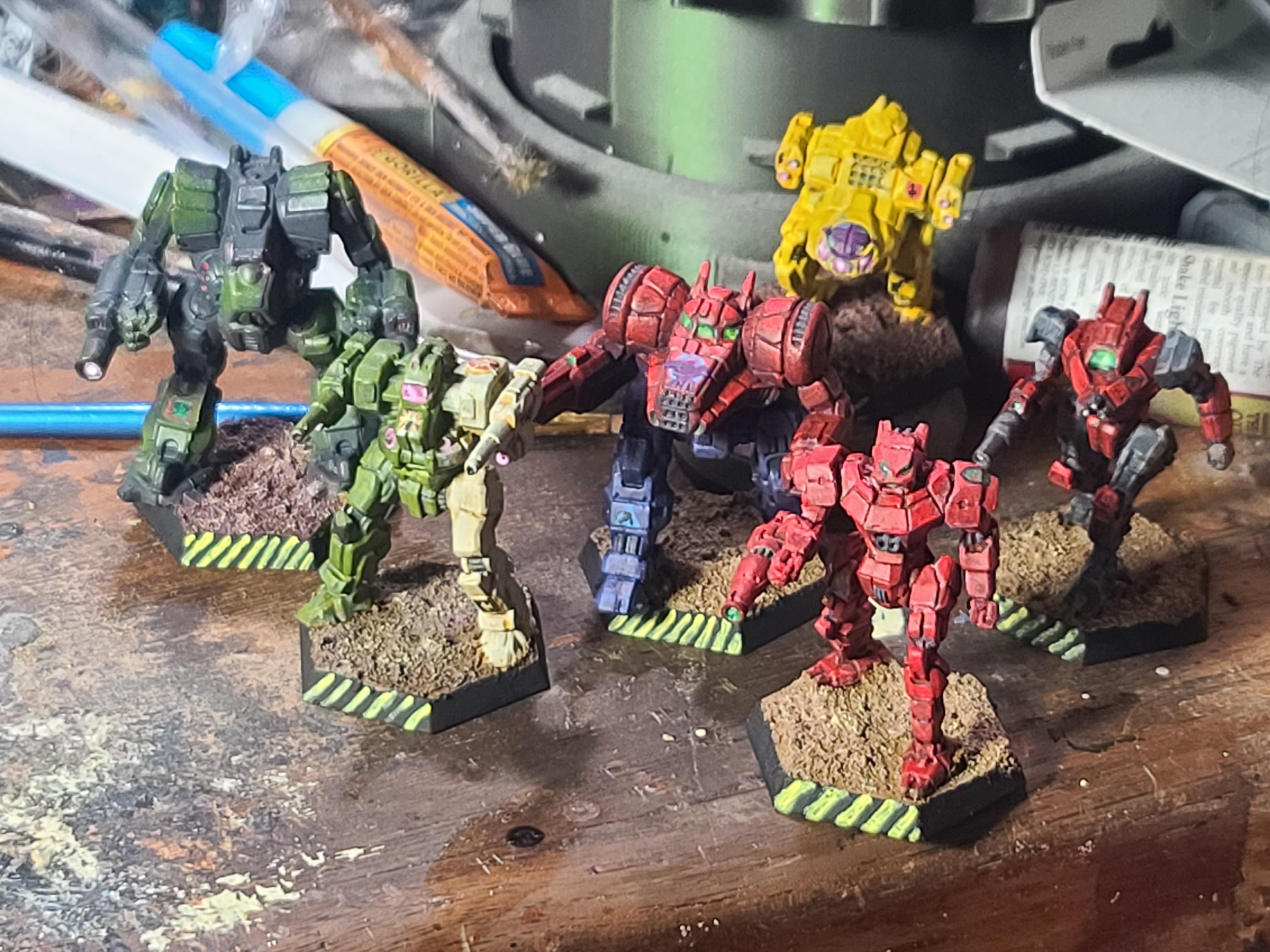 Battletech, Blackjack, Catalyst Game Labs, Dragon, Jenner, Mech, Panther, Thug, Wolfhound