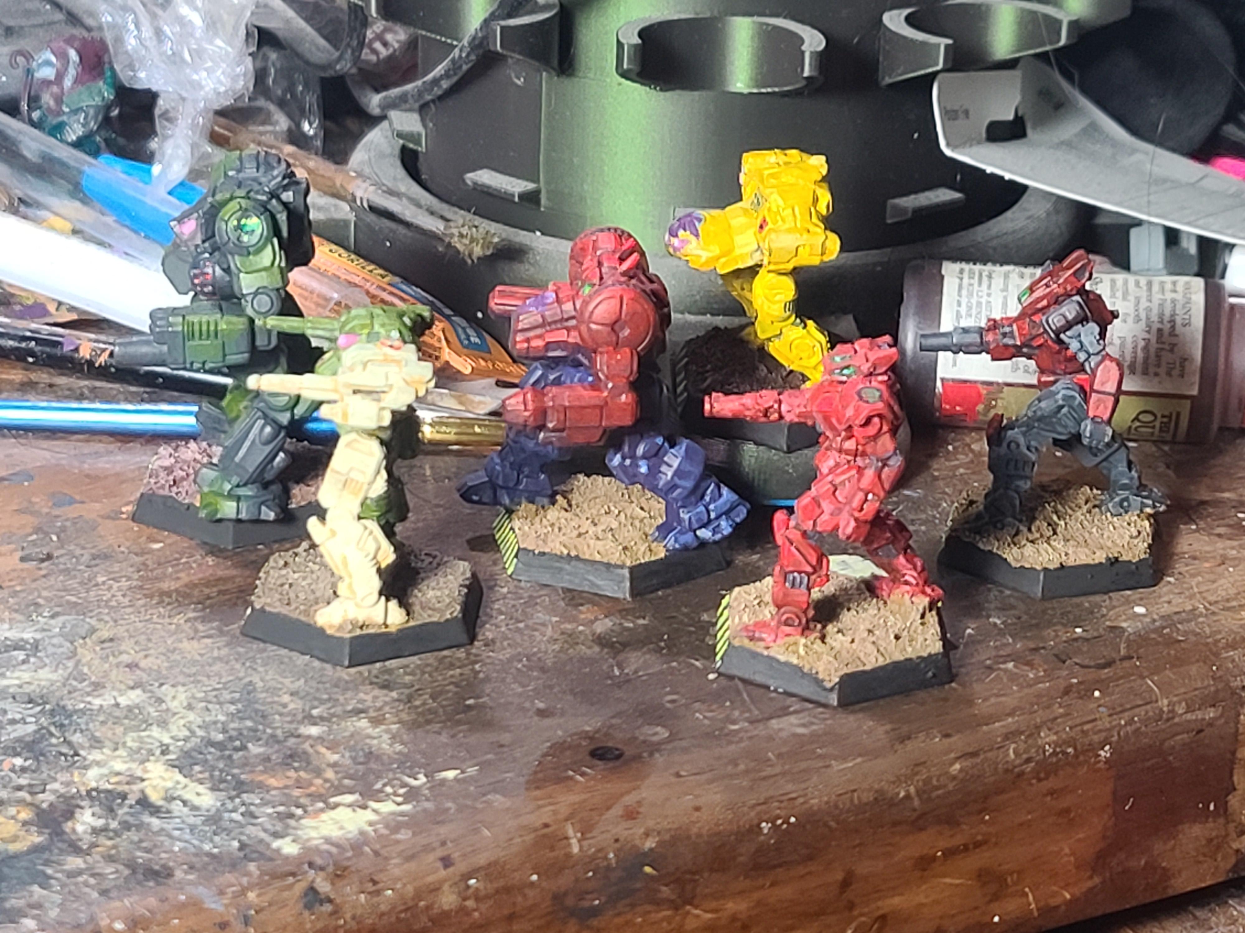 Battletech, Blackjack, Catalyst Game Labs, Dragon, Jenner, Mech, Panther, Thug, Wolfhound
