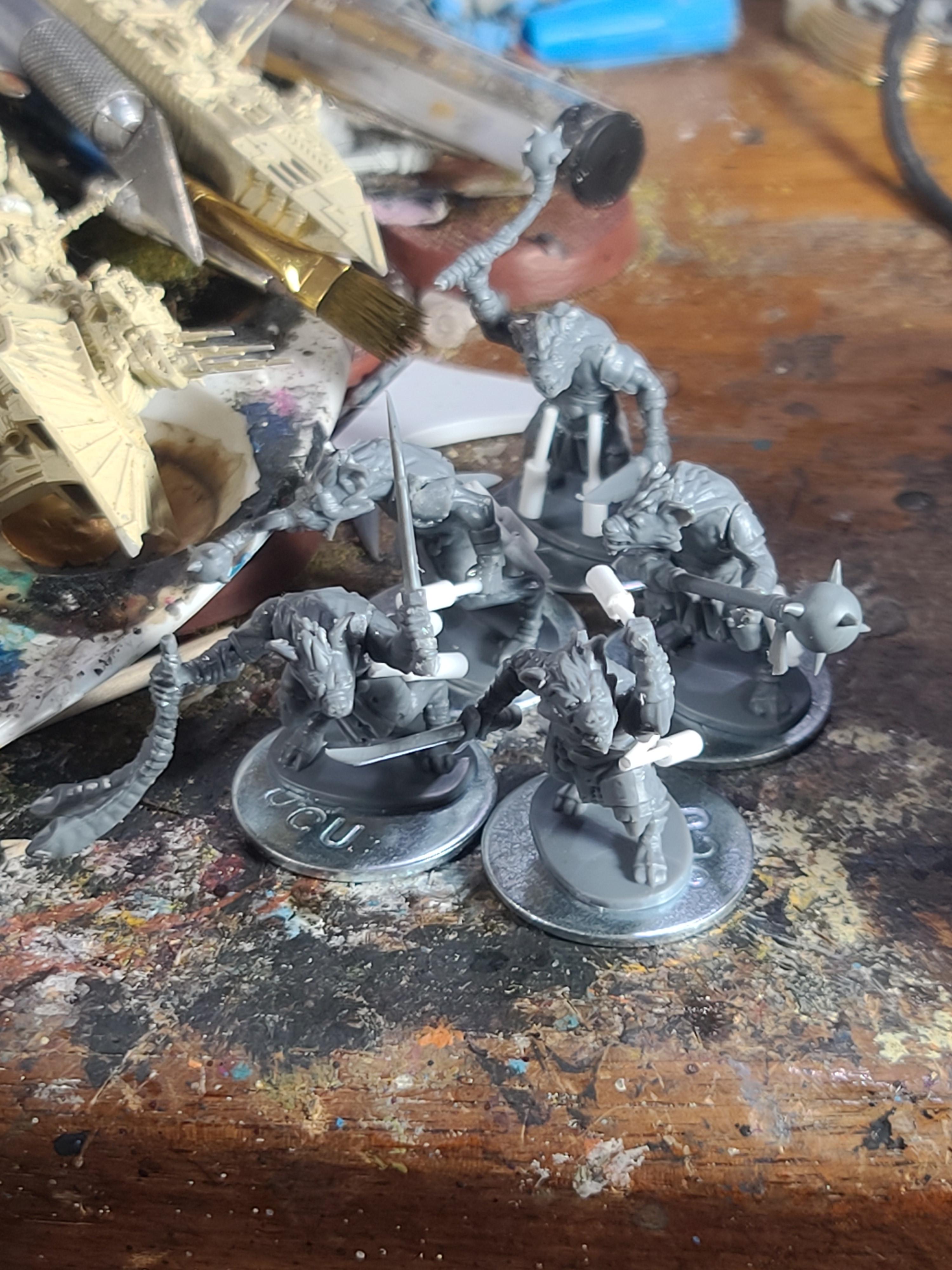 Deliberately Ignored Lore, Frostgrave, Gnoll, Kitbash, North Star Military Figures, Shocktrooper (trench Crusade), Weapon Swap