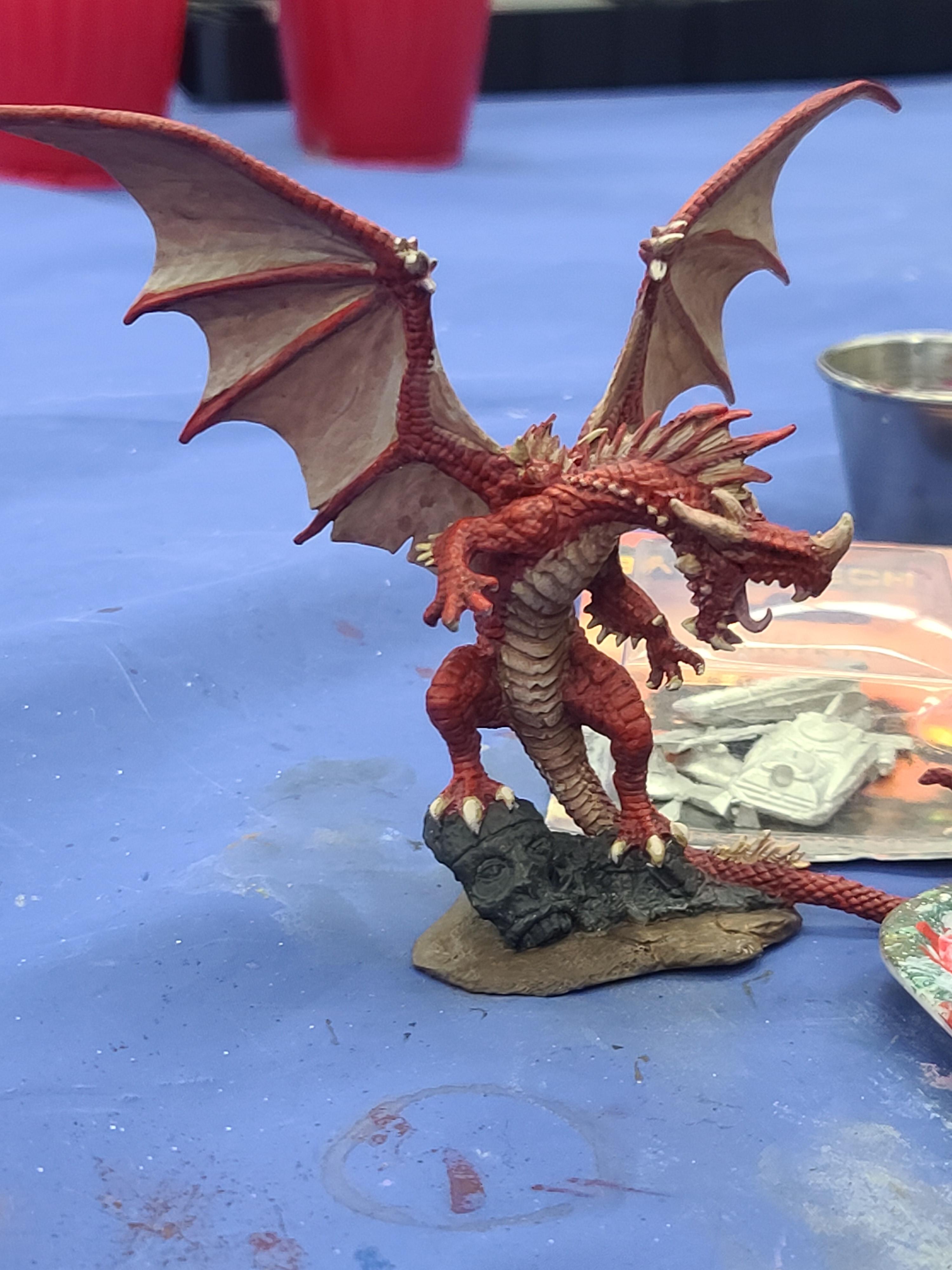 Dragon, Dungeons And Dragons, Monster, Pathfinders, Reaper Miniatures, Red Dragon