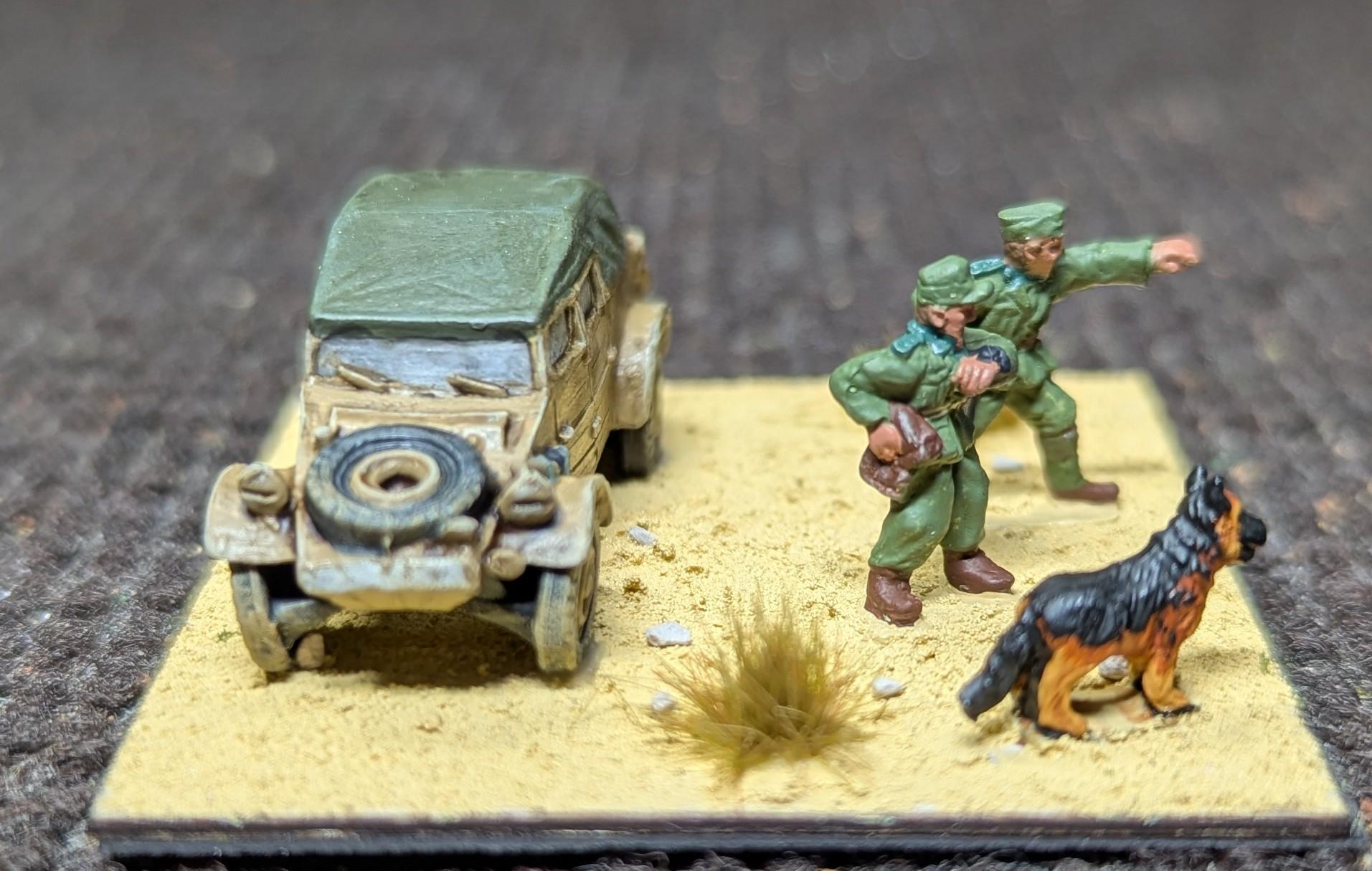 15mm, 2025, Afrika Korps, Commander, Germans, Kubelwagen, Painted, Peter Pig, Regimental, World War 2