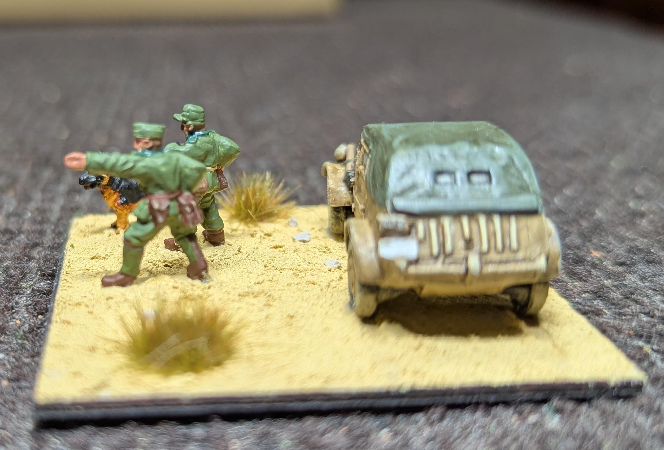 15mm, 2025, Afrika Korps, Commander, Germans, Kubelwagen, Painted, Peter Pig, Regimental, World War 2