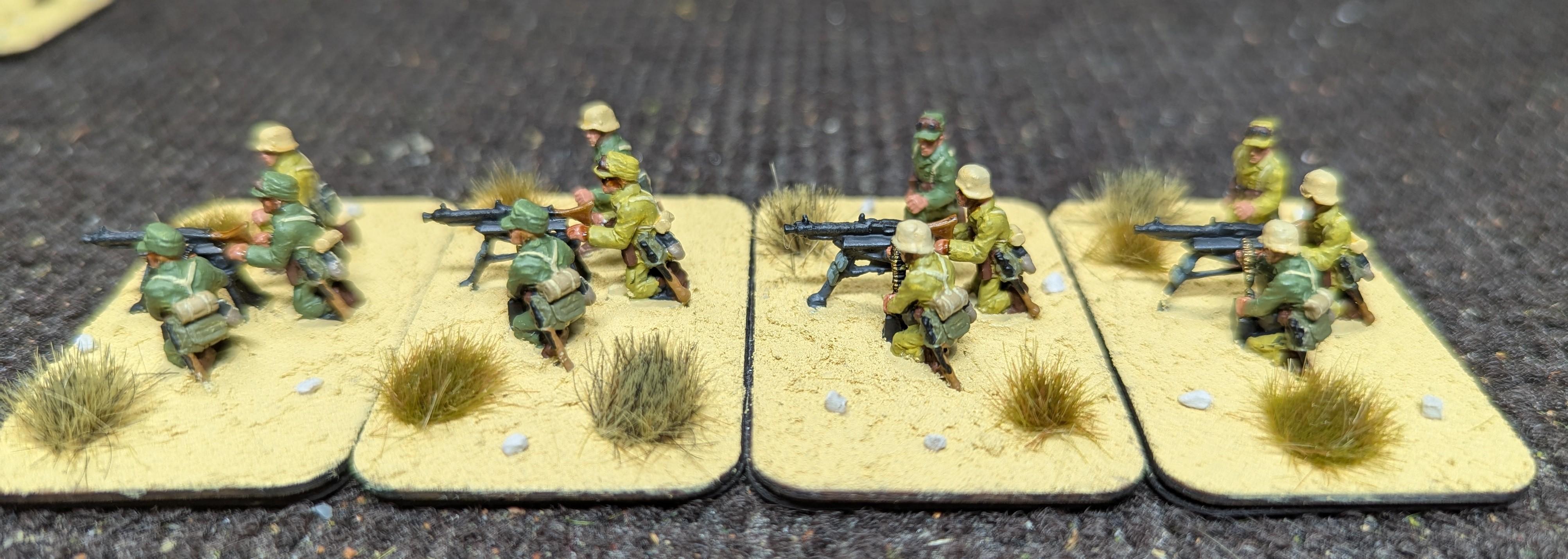 15mm, 2025, Afrika Korps, Germans, Khurusan, Lafette, Mg34, Painted, World War 2