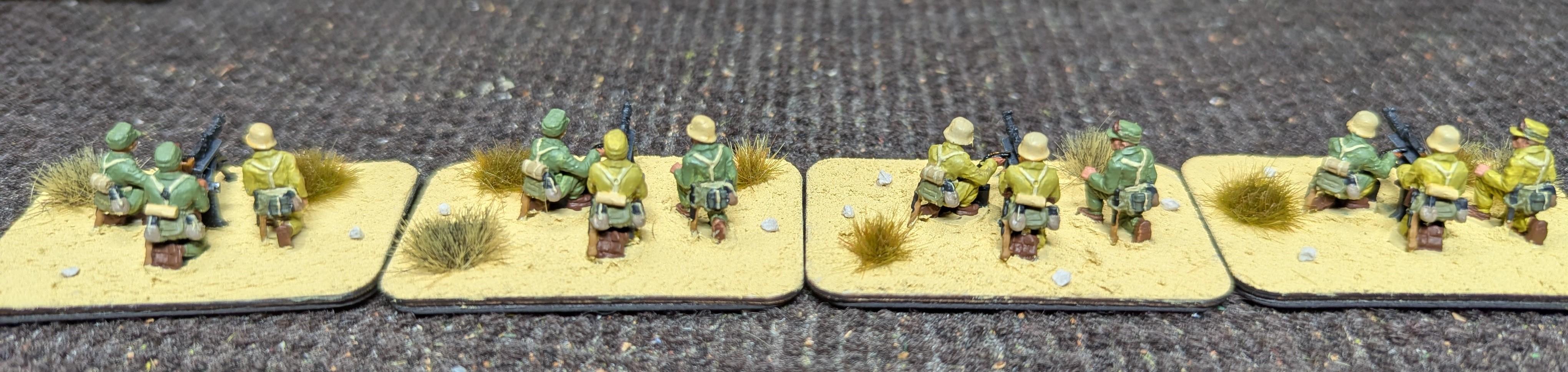 15mm, 2025, Afrika Korps, Germans, Khurusan, Lafette, Mg34, Painted, World War 2