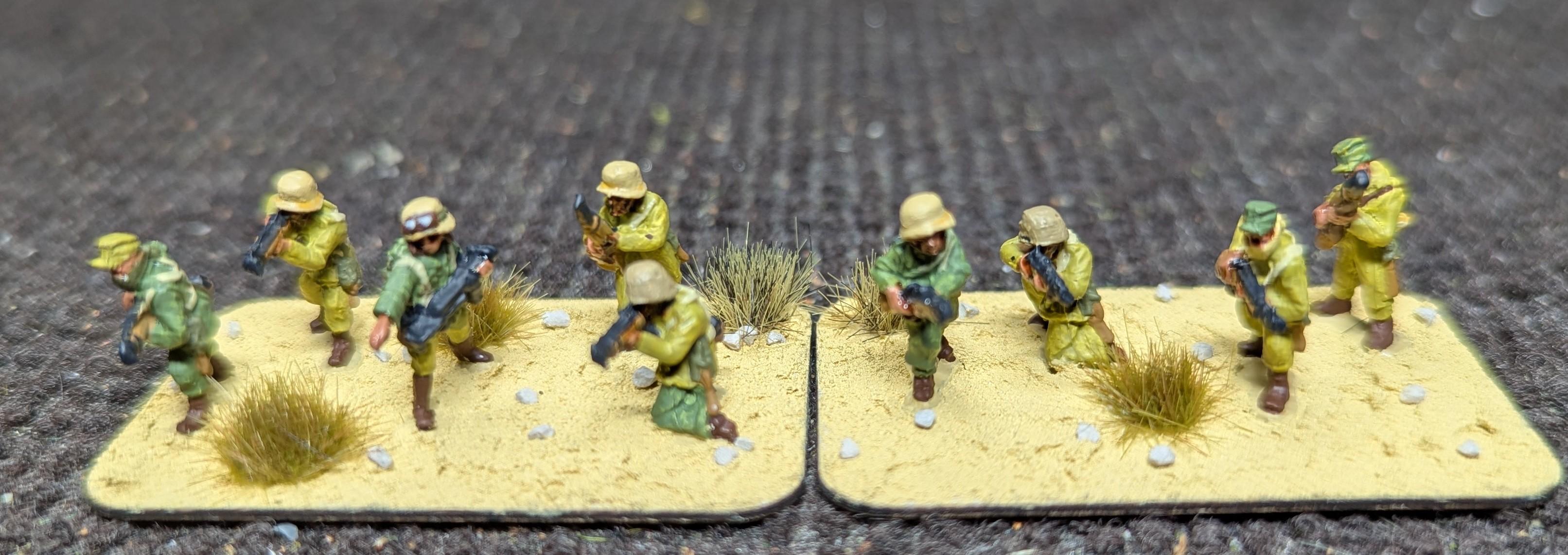 15mm, 2025, Afrika Korps, Forged In Battle, Germans, Infantry, Painted, World War 2