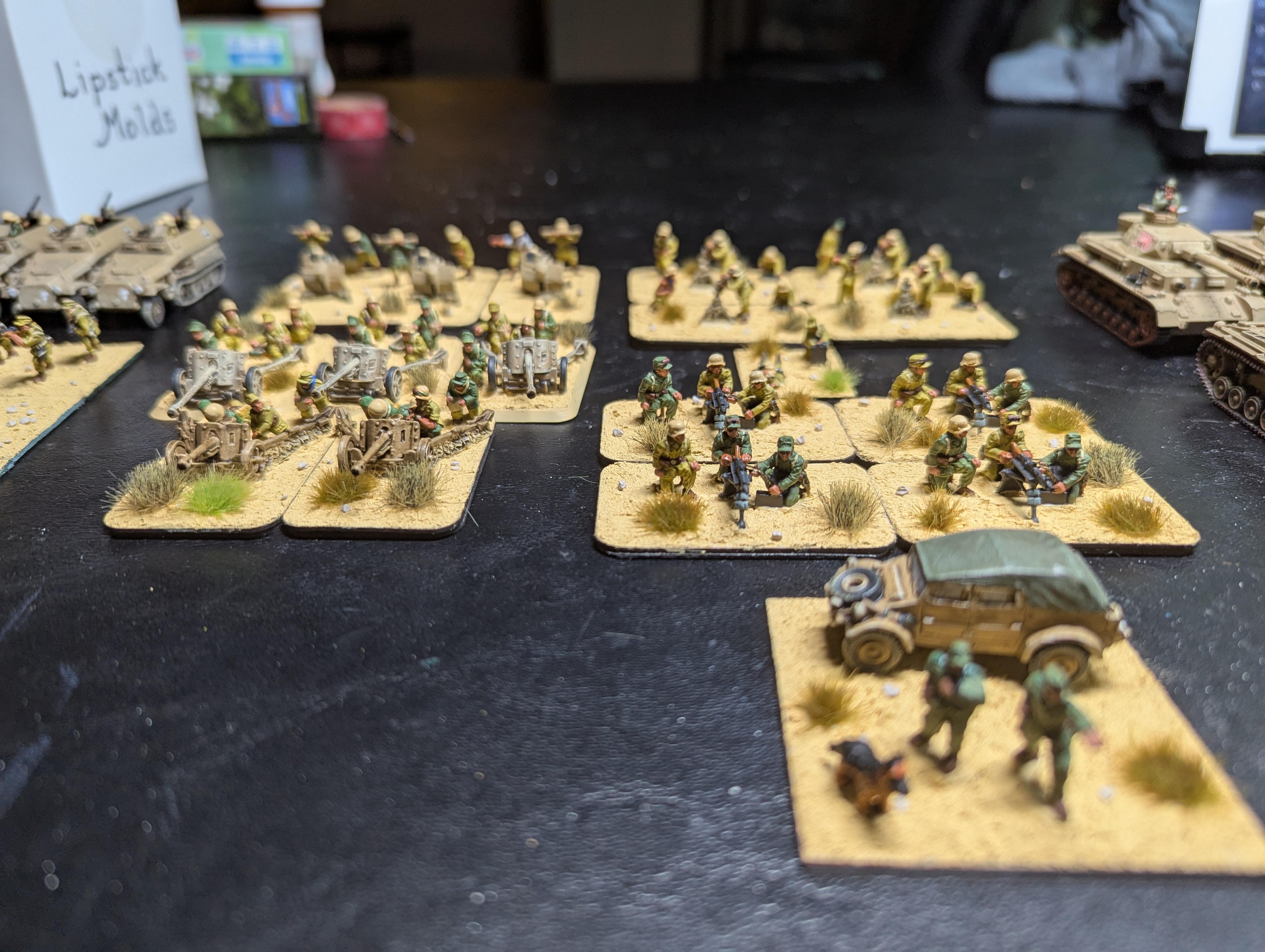 15mm, 2025, Afrika Korps, Germans, Painted, World War 2