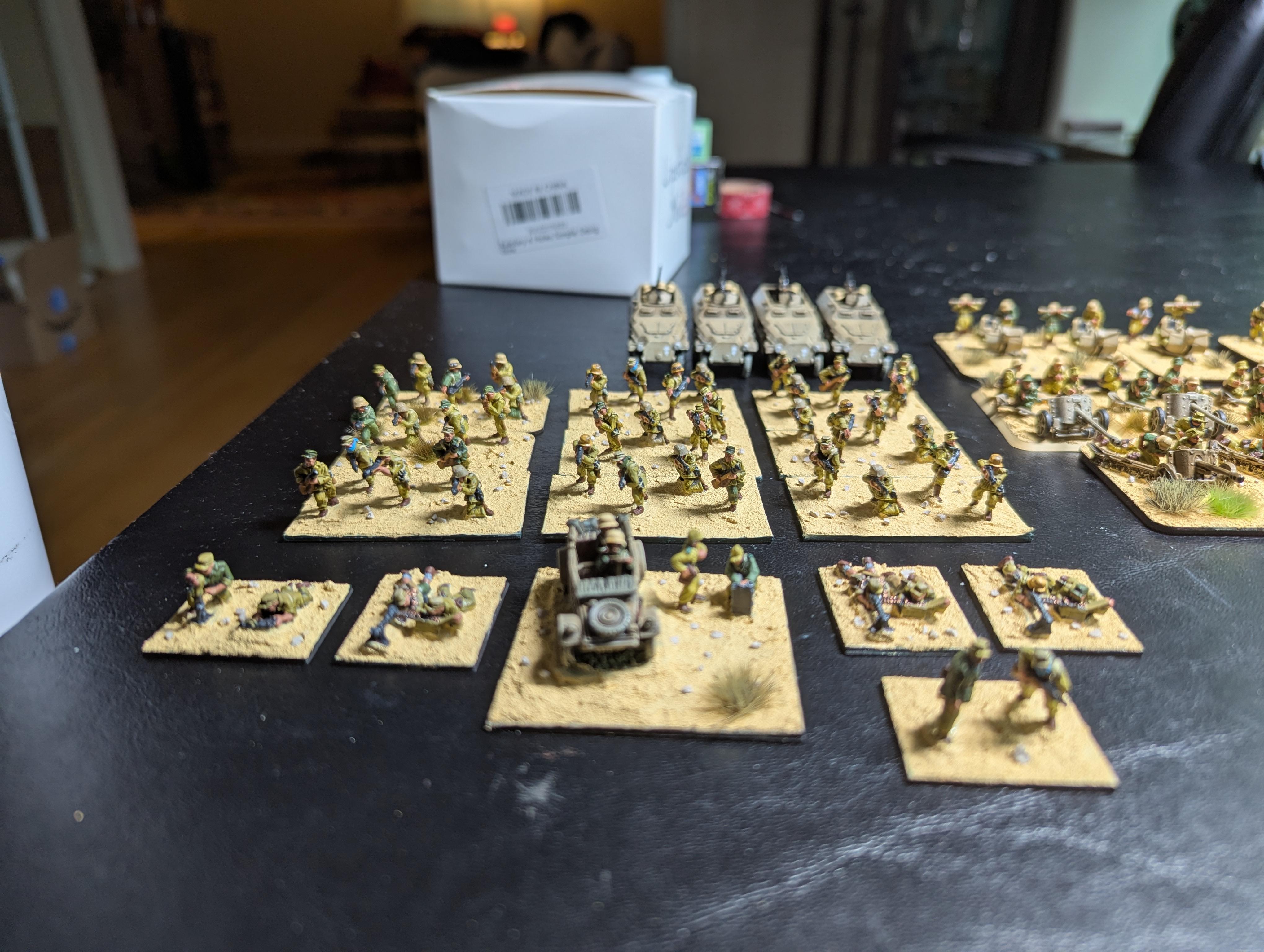 15mm, 2025, Afrika Korps, Forged In Battle, Germans, Painted, World War 2