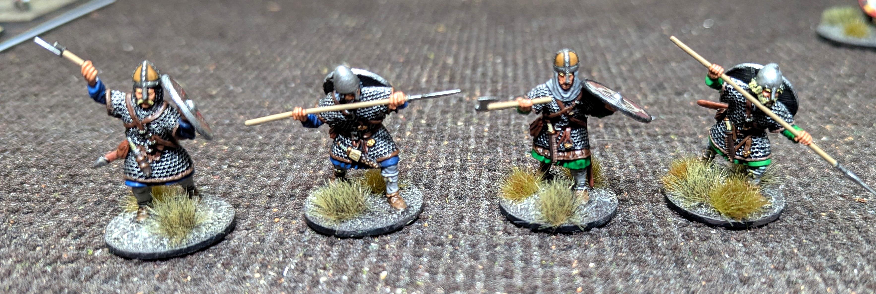2025, 28mm, Anglo-saxon, Dark Ages, Hearthguard, Painted, Saga, Victrix