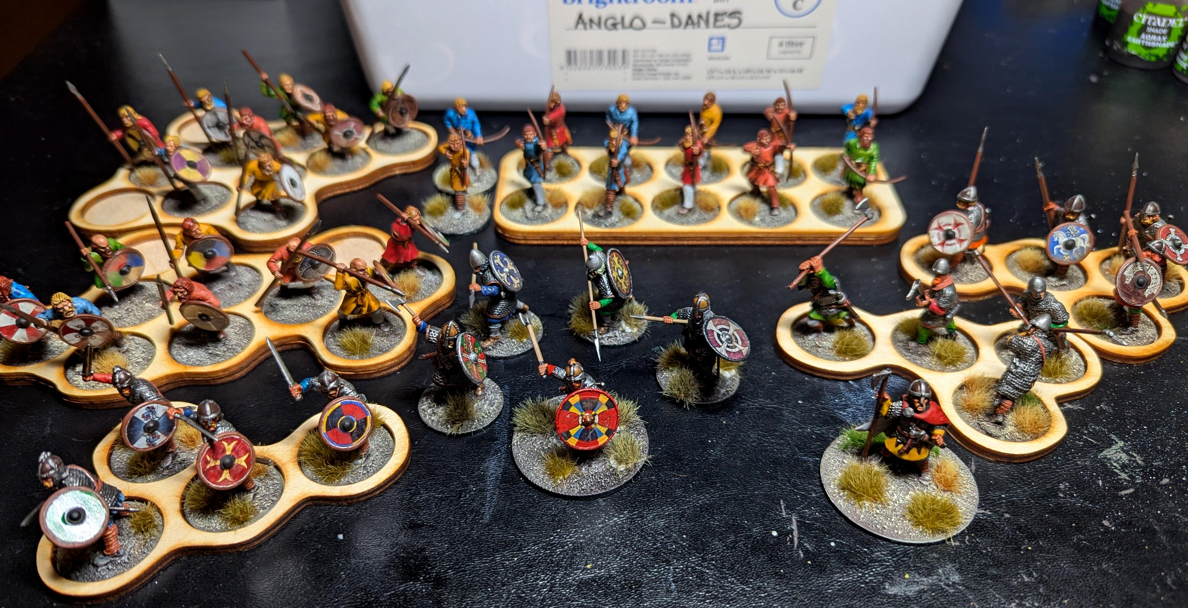 2025, 28mm, Anglo-dane, Anglo-saxon, Dark Ages, Gripping Beast, Hearthguard, Levy, Painted, Saga, Victrix, Warlord, Warriors