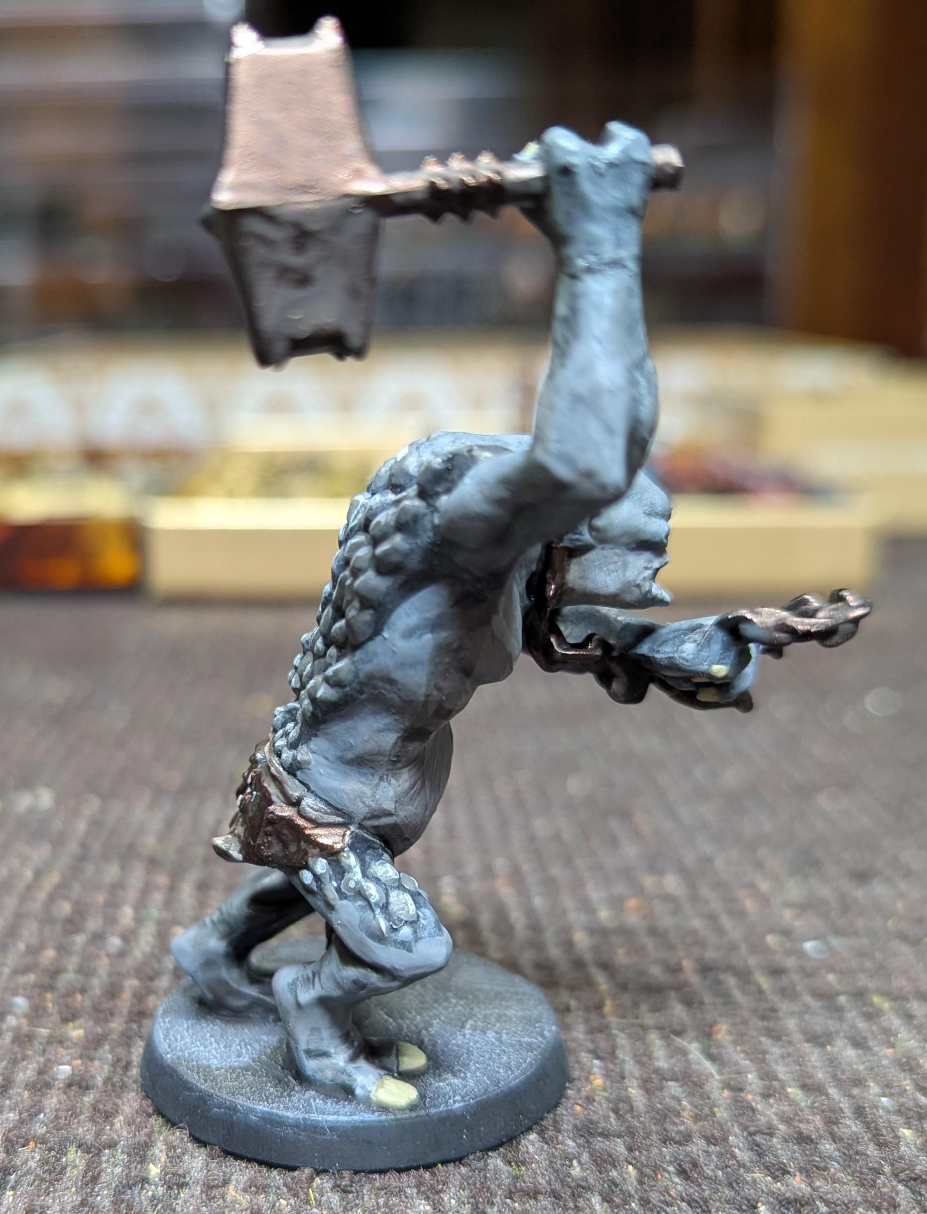 2025, 25mm, Cave Troll, Lord Of The Rings, Mesbg, Mines Of Moria Starter Set, Moria, Painted