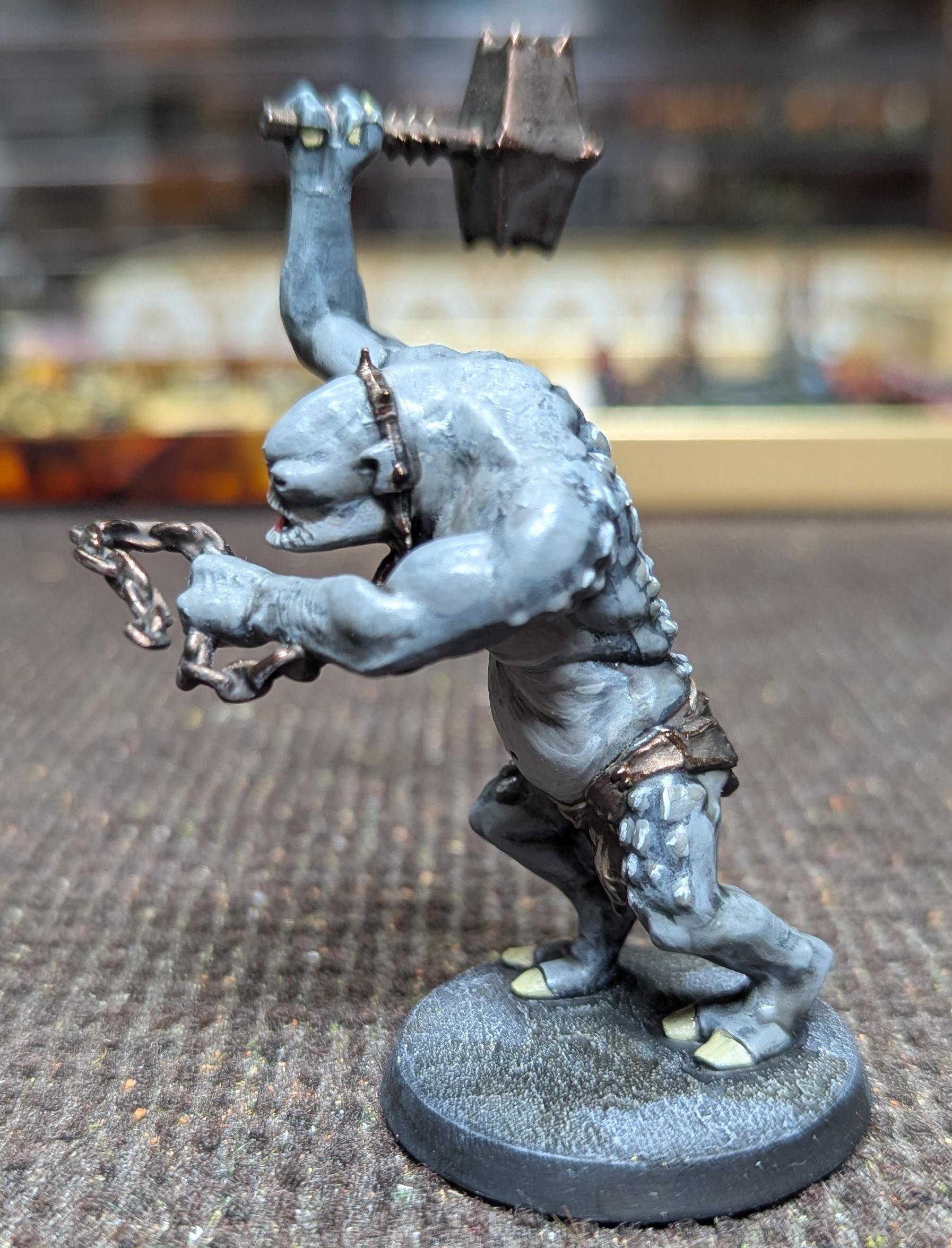 2025, 25mm, Cave Troll, Lord Of The Rings, Mesbg, Mines Of Moria Starter Set, Moria, Painted