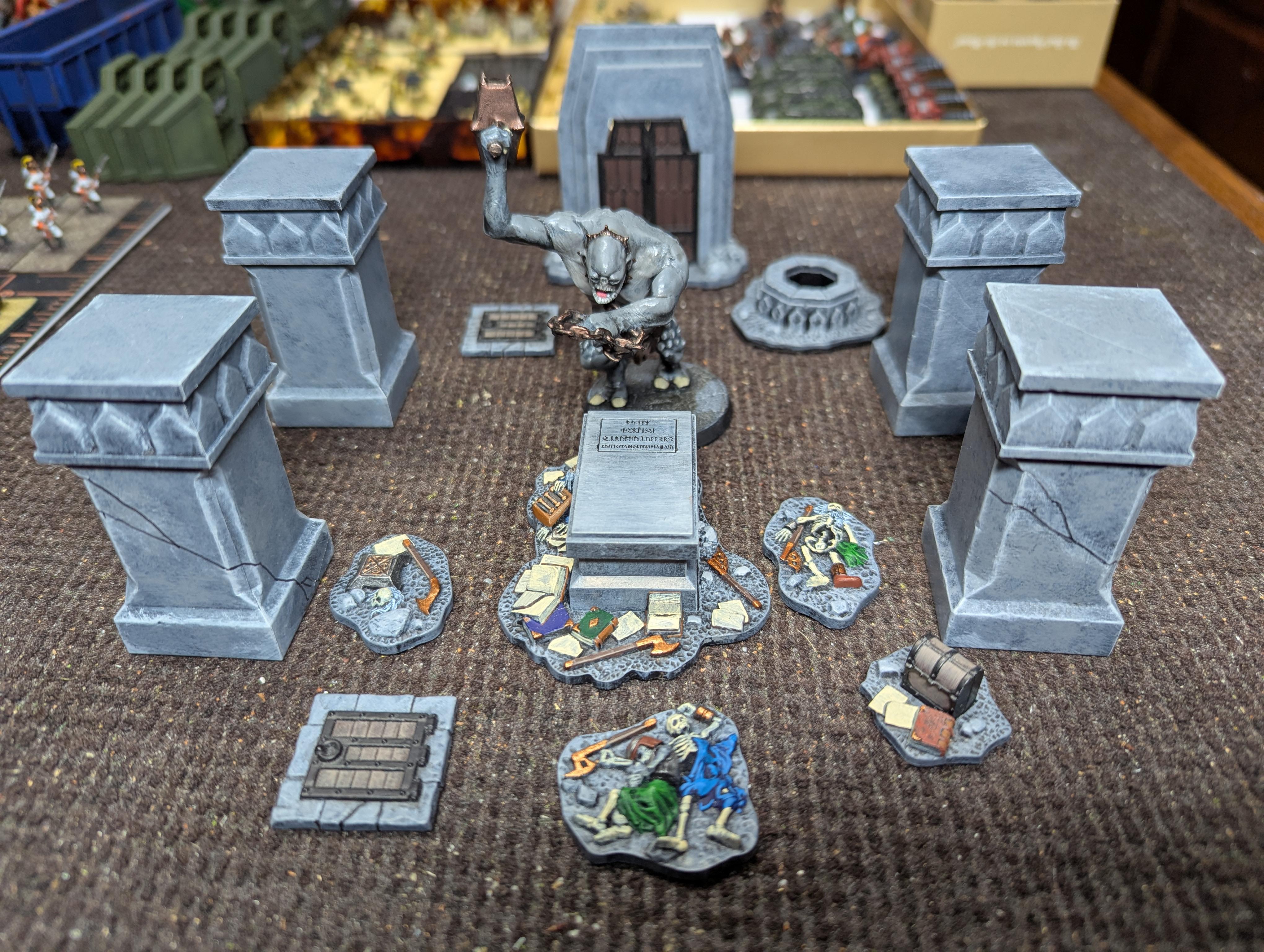 2025, 25mm, Cave Troll, Lord Of The Rings, Mesbg, Mines Of Moria Starter Set, Moria, Painted