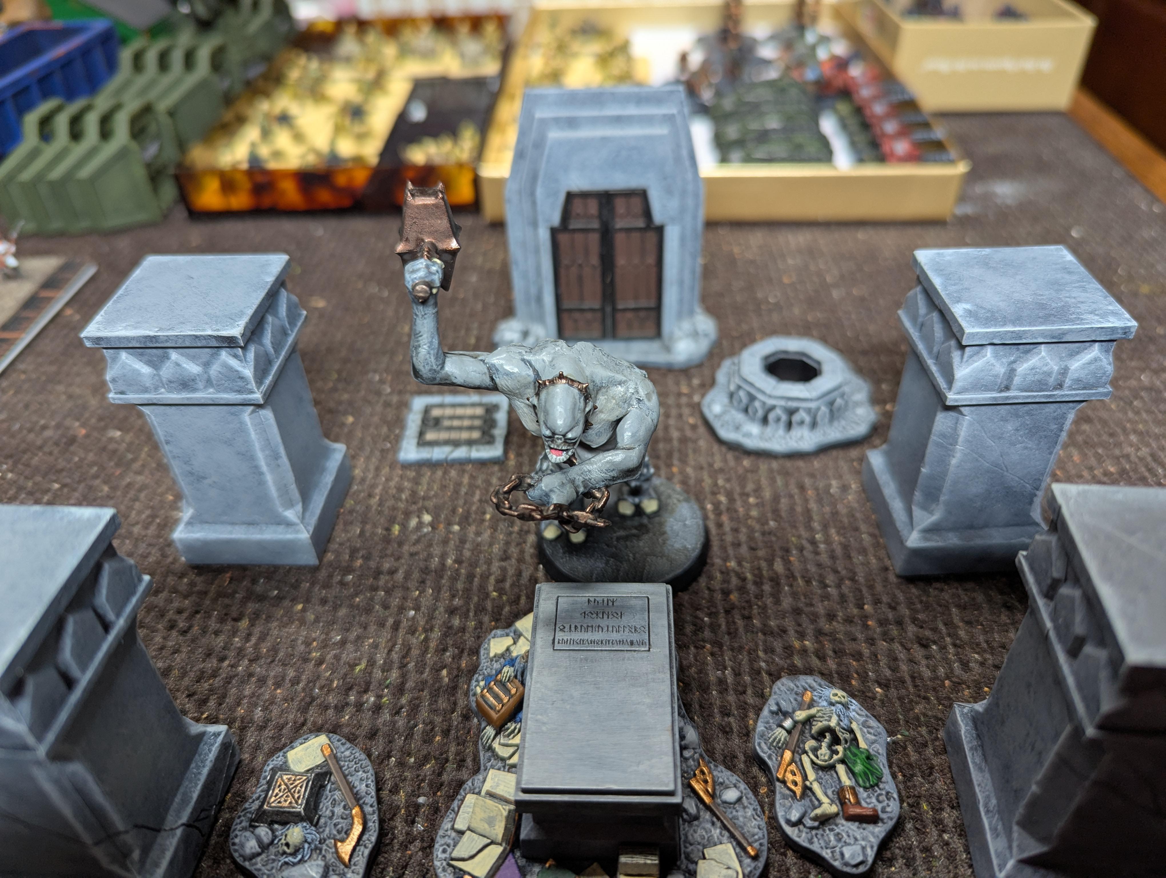 2025, 25mm, Cave Troll, Lord Of The Rings, Mesbg, Mines Of Moria Starter Set, Moria, Painted