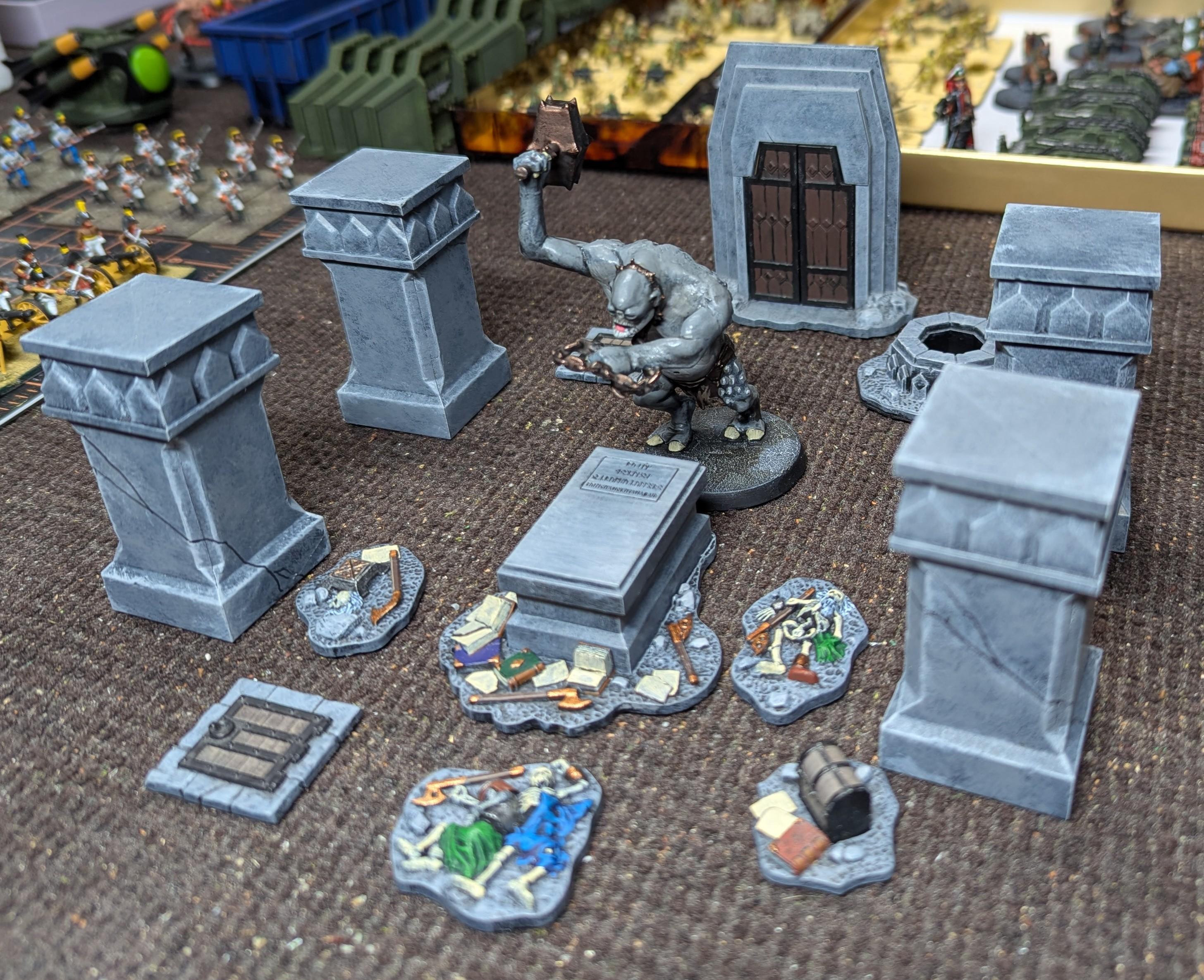 2025, 25mm, Cave Troll, Lord Of The Rings, Mesbg, Mines Of Moria Starter Set, Moria, Painted