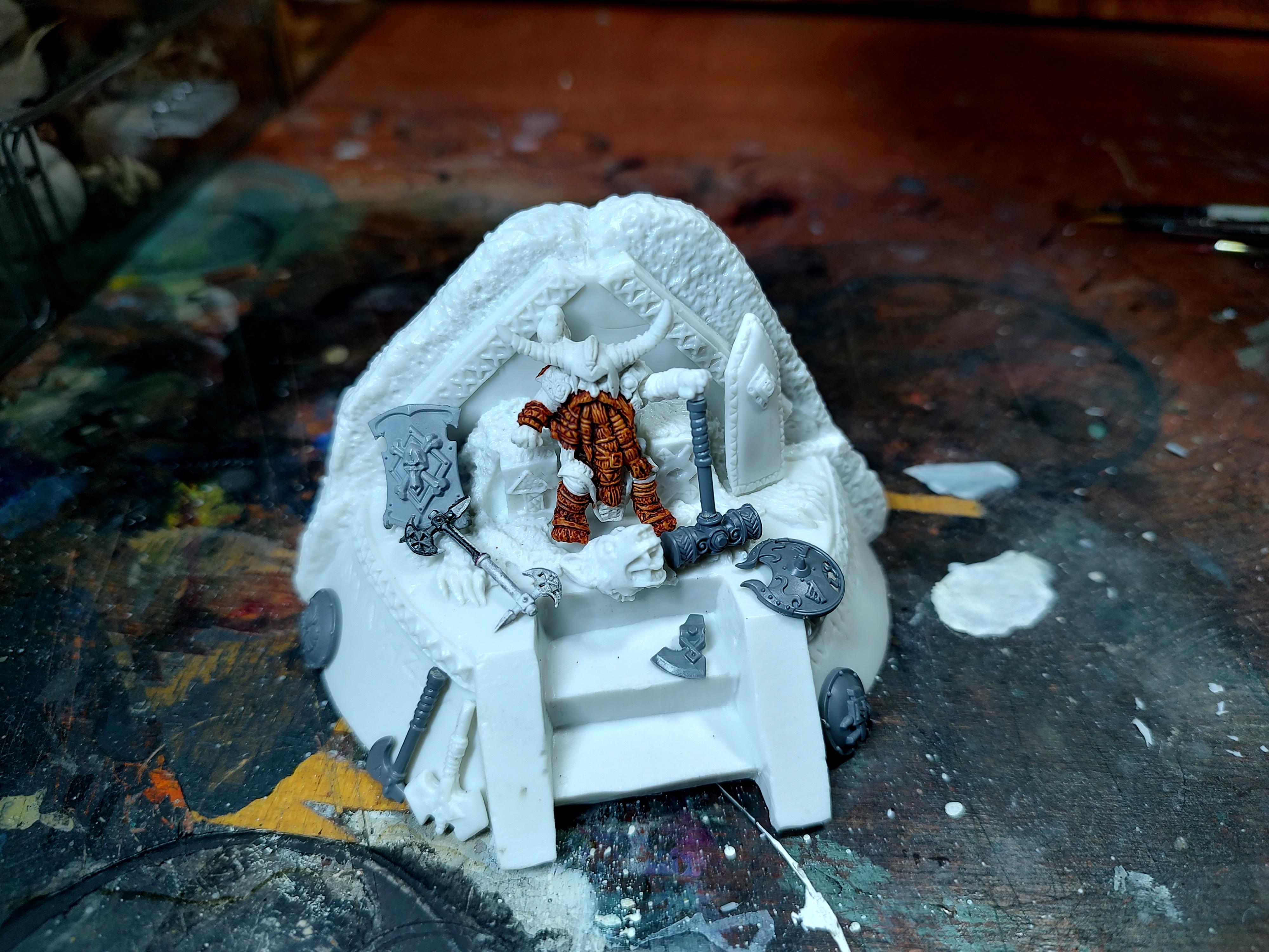 Dwarf King On Throne, Dwarves, Reaper