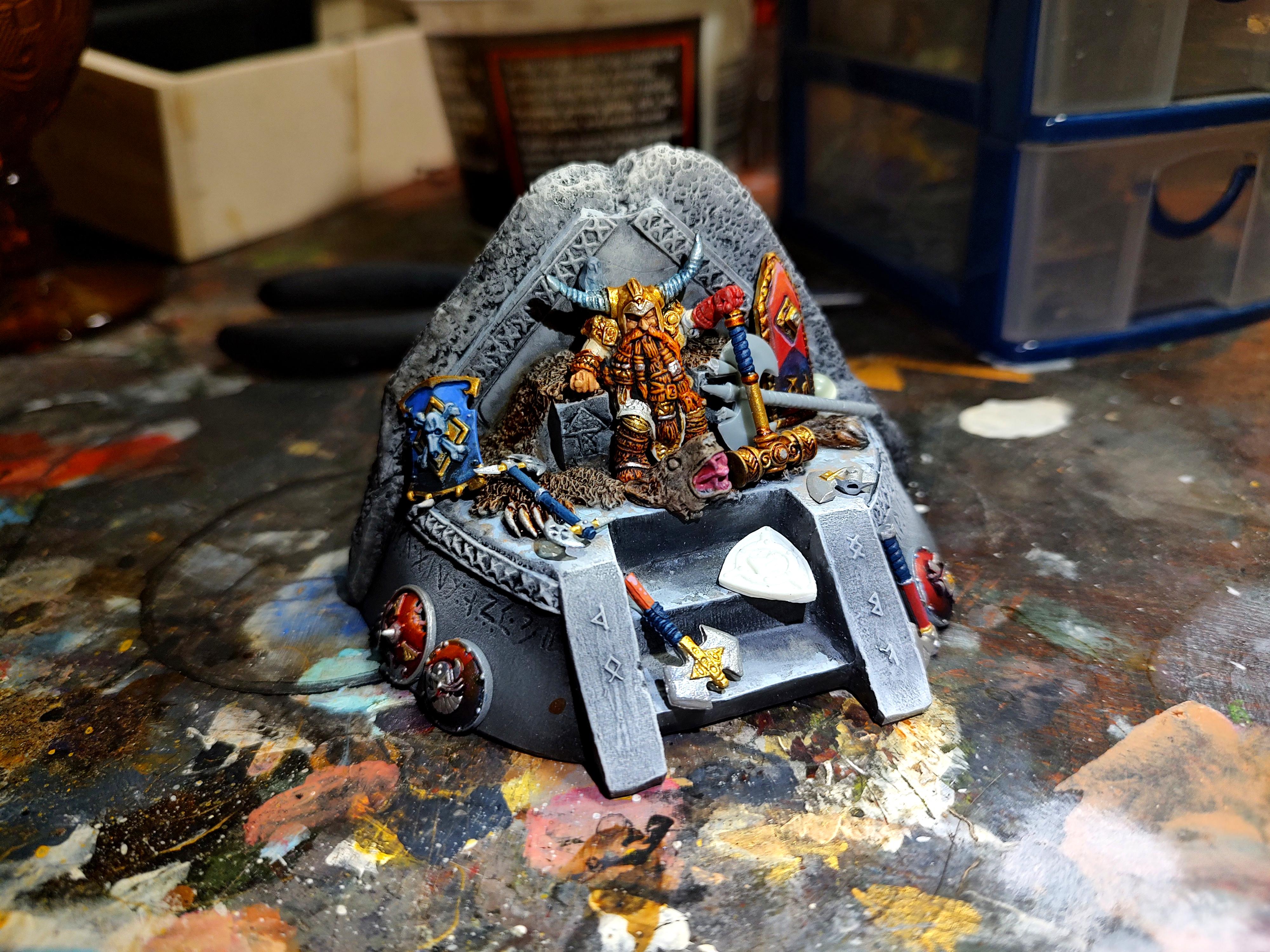 Dwarf King On Throne, Dwarves, Reaper, Throne