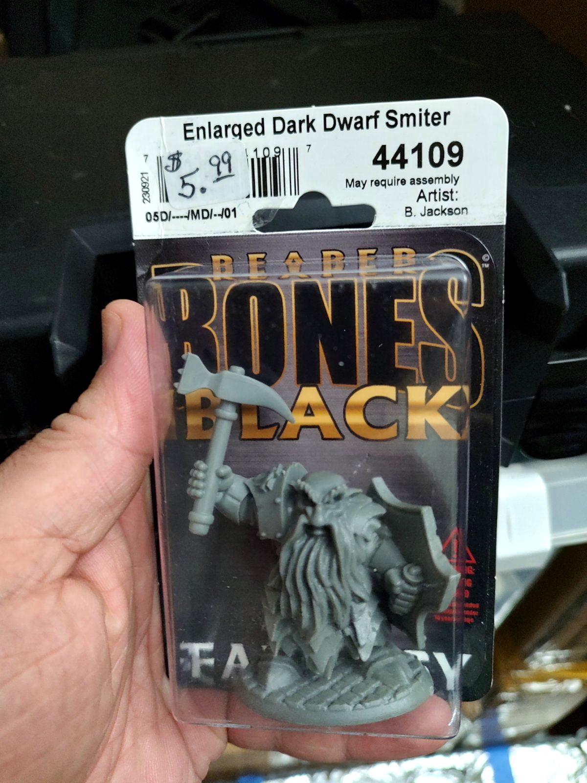 Dwarves, Enlarged Dark Dwarf Smiter, Reaper