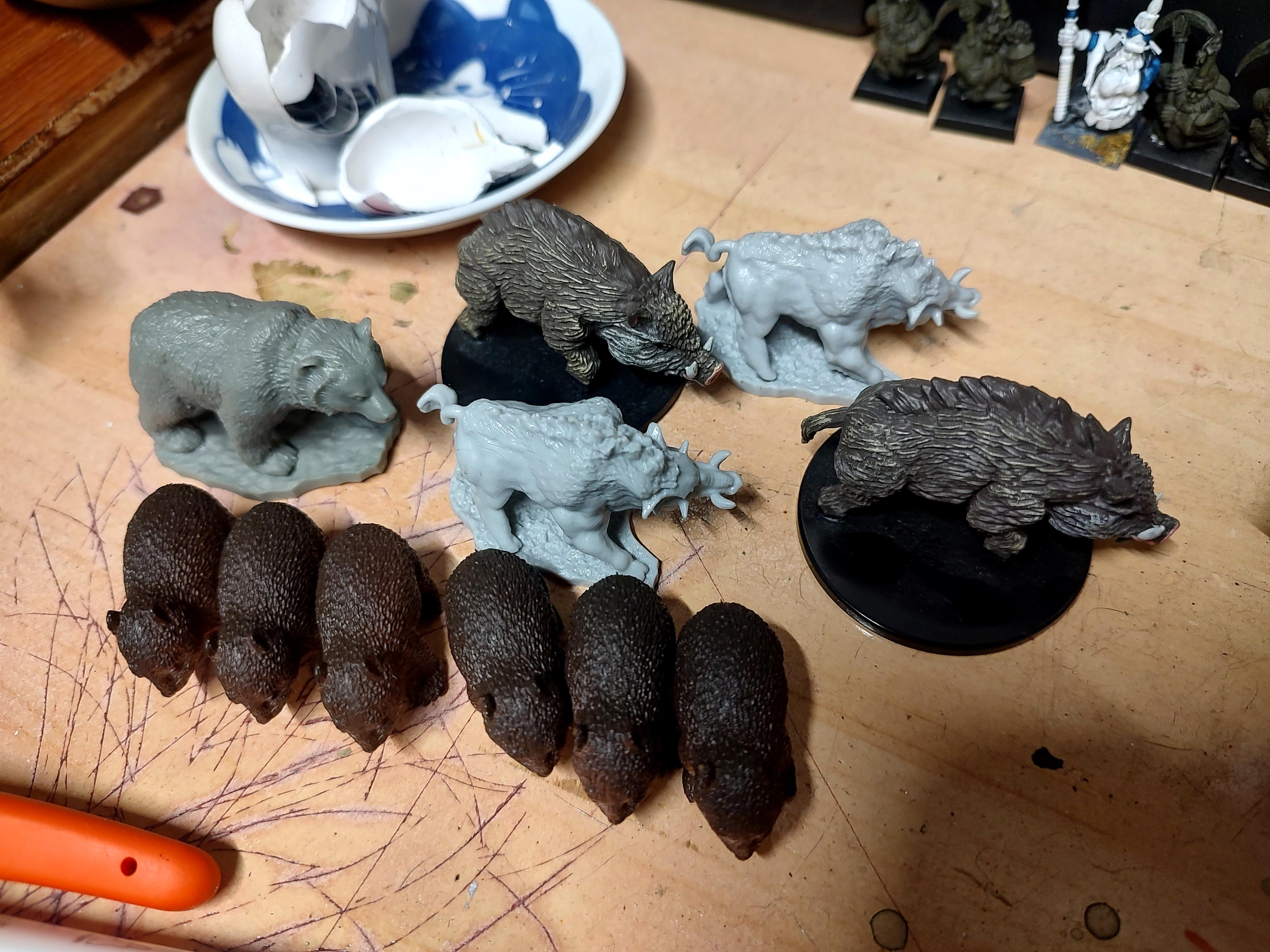 Bear Riders, Boar Riders, Dawi, Dwarves, Karak