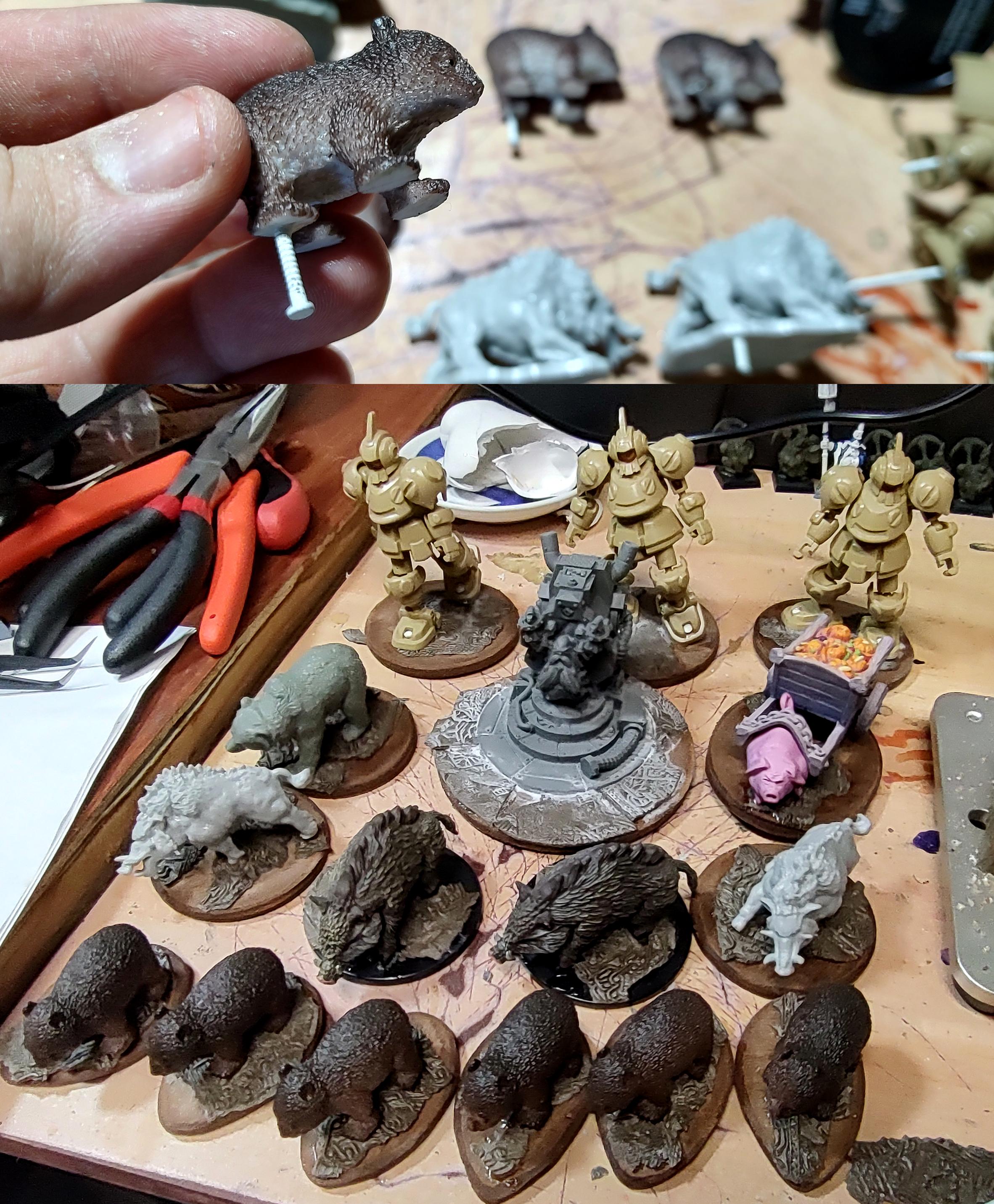 Bear Riders, Boar Riders, Dawi, Dwarves, Karak