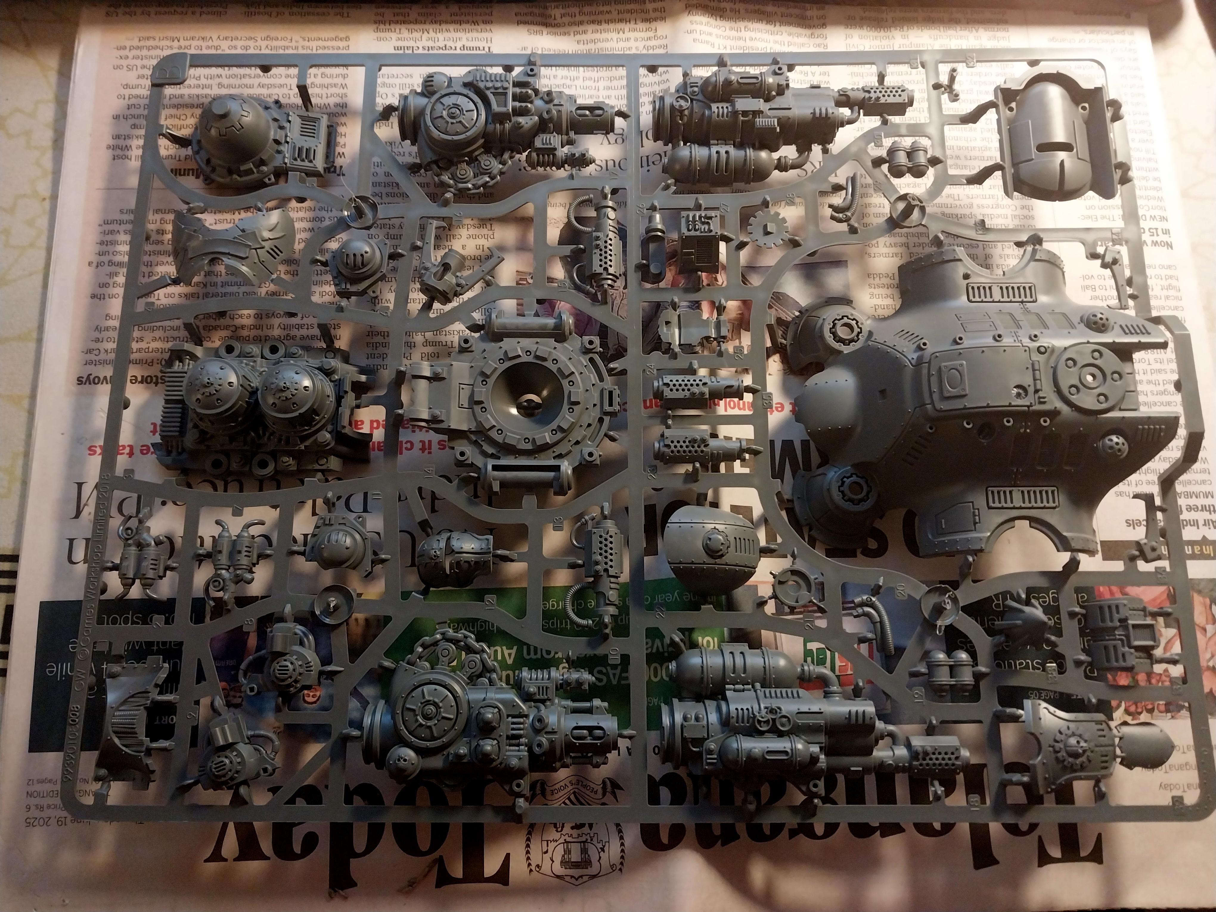 Imperial Knight, Knight Dominus, Sprue, Titan, Work In Progress