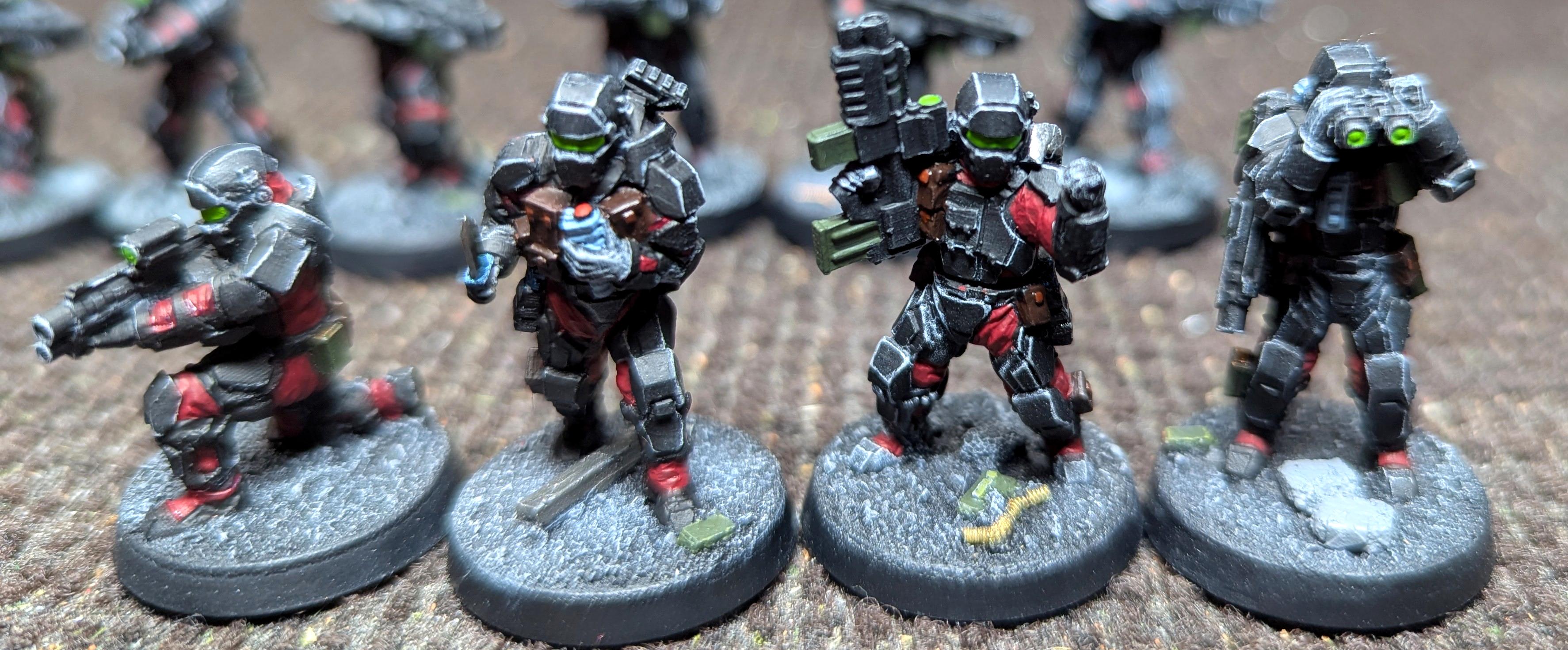 2025, 28mm, Anvil Industry, Commo Specialist, Medic, Painted, Republic Grenadier, Scifi, Sergeant