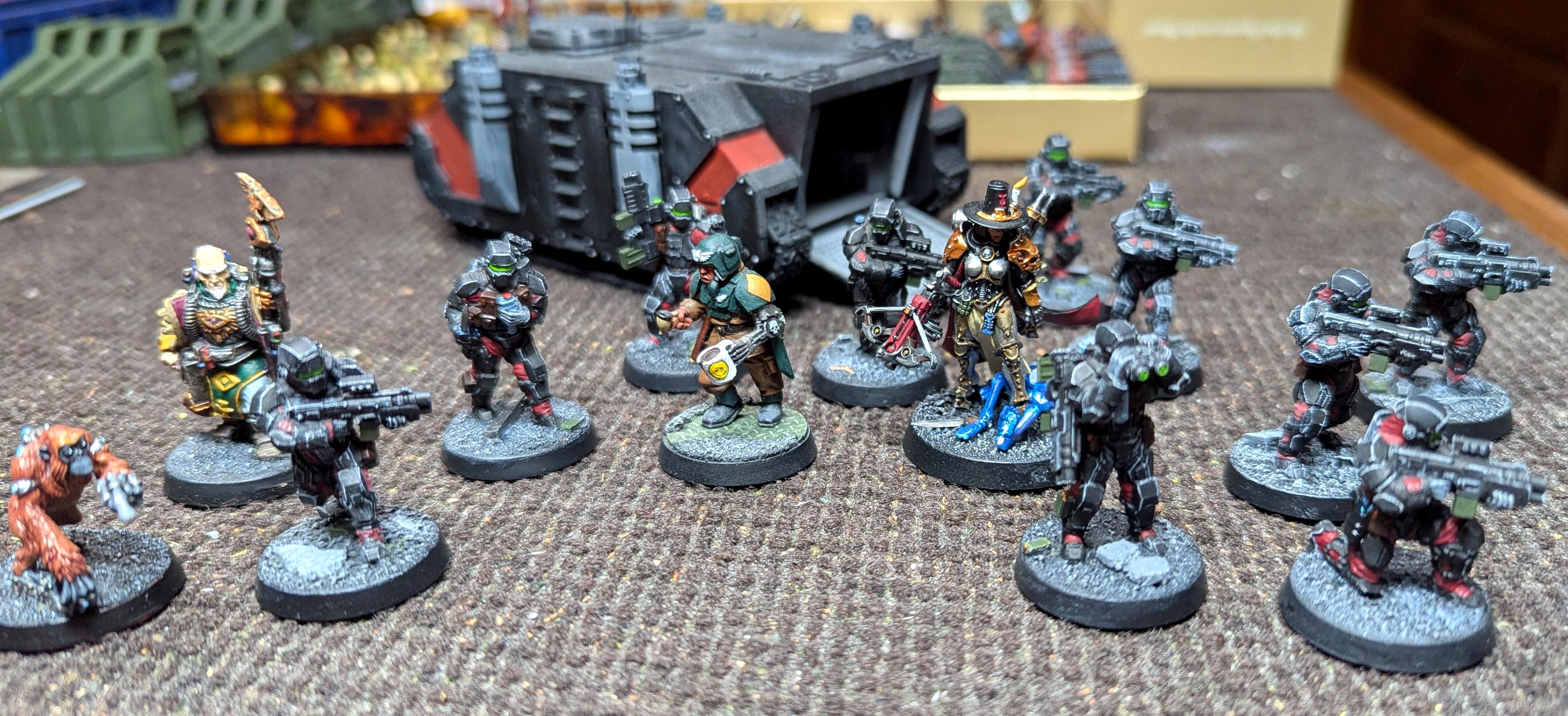 2025, 28mm, Anvil Industries, Anvil Industry, Games Workshop, Greyfax, Imperial Guard, Inquisitor, Jokaero, Mug, Painted, Psyker, Republic Grenadier, Scifi, Sergeant