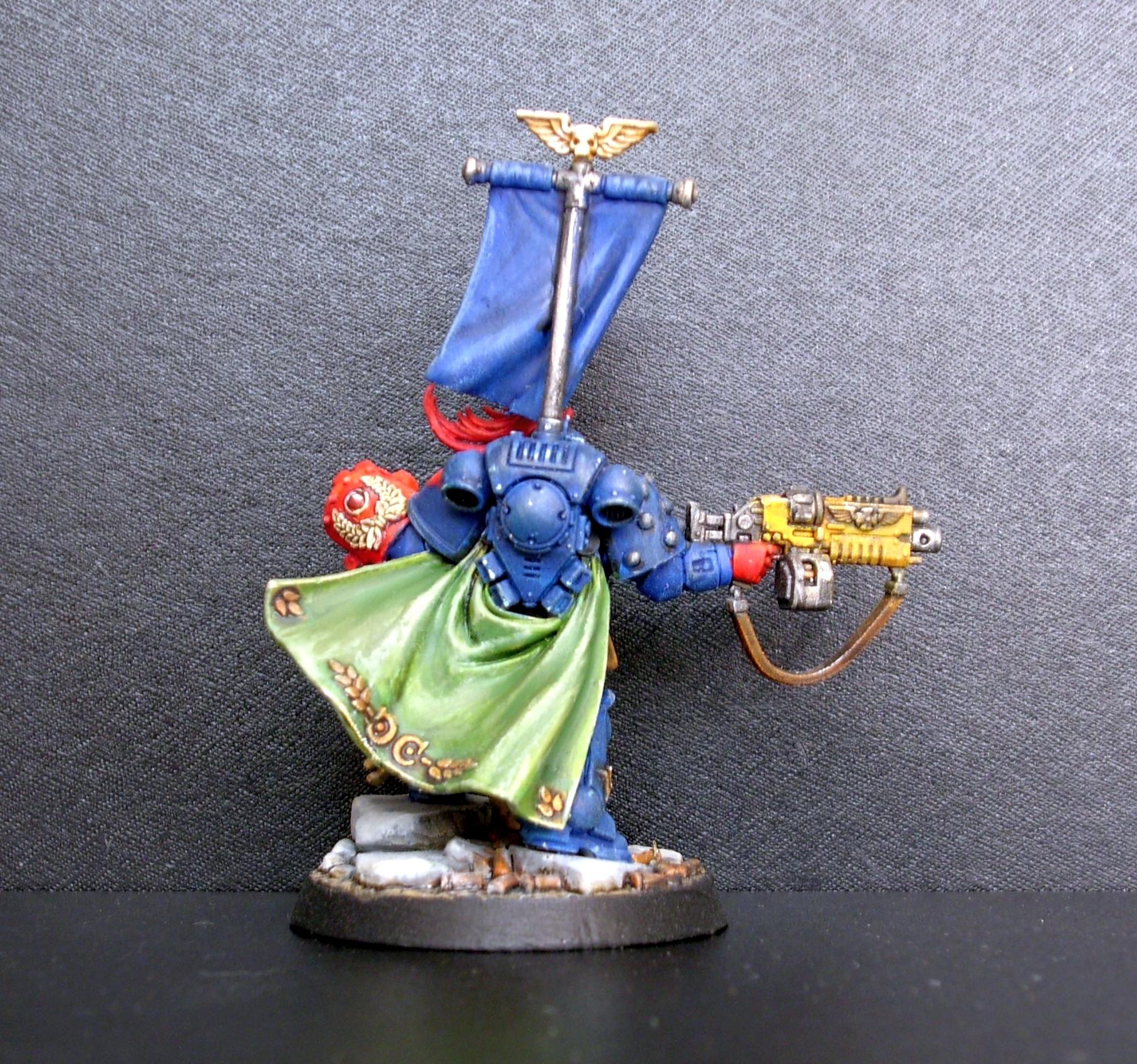 Adeptus Astartes, Arx Tyrannus, Captain Centos, Citadel Miniatures, Conversion, Crimson Fists, Games Workshop, Rogue Trader, Space Marine Captain, Space Marines, Warhammer 40,000