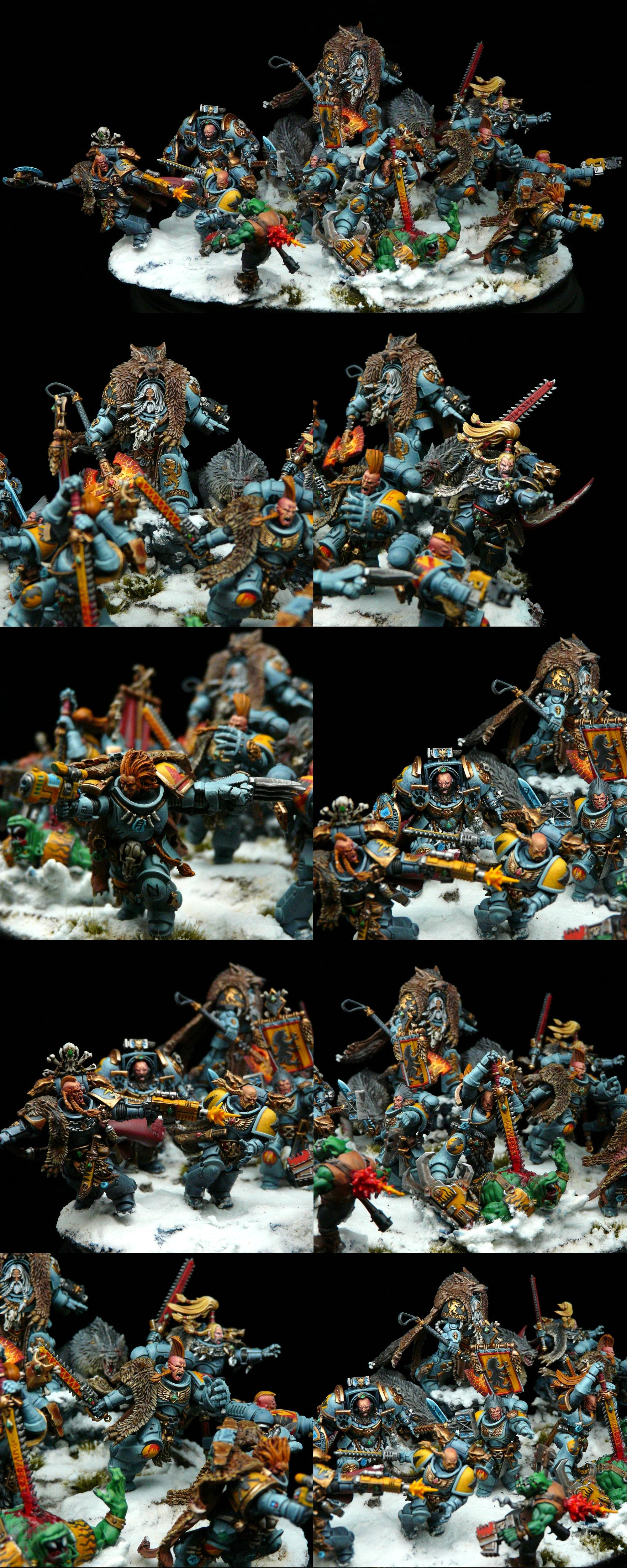 Adeptus Astartes, Arjac Rockfist, Blood Claws, Krom Dragongaze, Logan Grimnar, Lukas The Trickster, Primaris, Ragnar Blackmane, Space Marines, Space Wolves, Vlka Fenryka, Wolf Guard