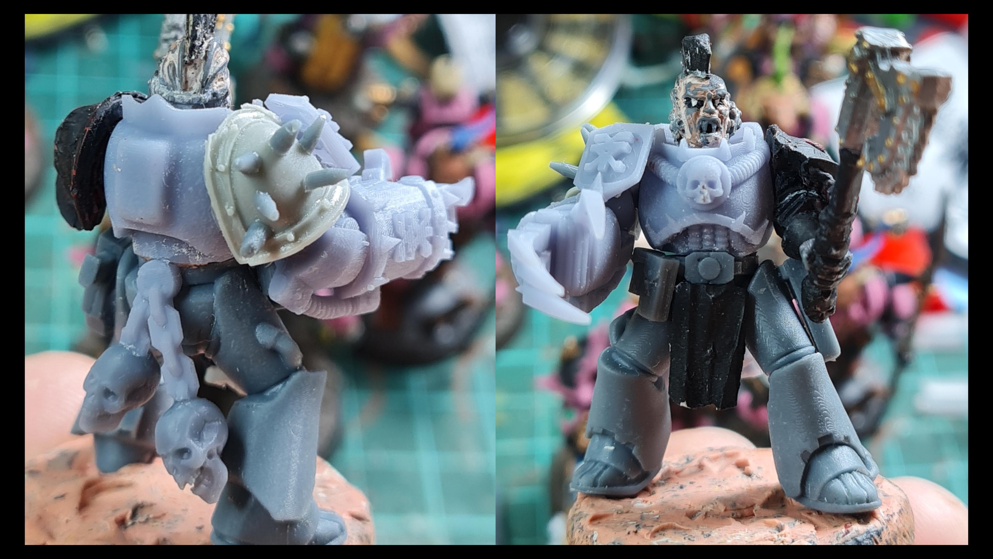 3d Print, Berserk, Berserkers, Berzerk, Berzerker, Blood For The Blood God, Chain Axe, Chaos, Chaos Space Marines, Conversion, Heresy, Heretic Astartes, Infantry, Khorne, Kitbash, Lightning Claws, Skulls For Skull Throne, Traitor Legions, Trophy, Warhammer 40,000, Work In Progress, World Eaters