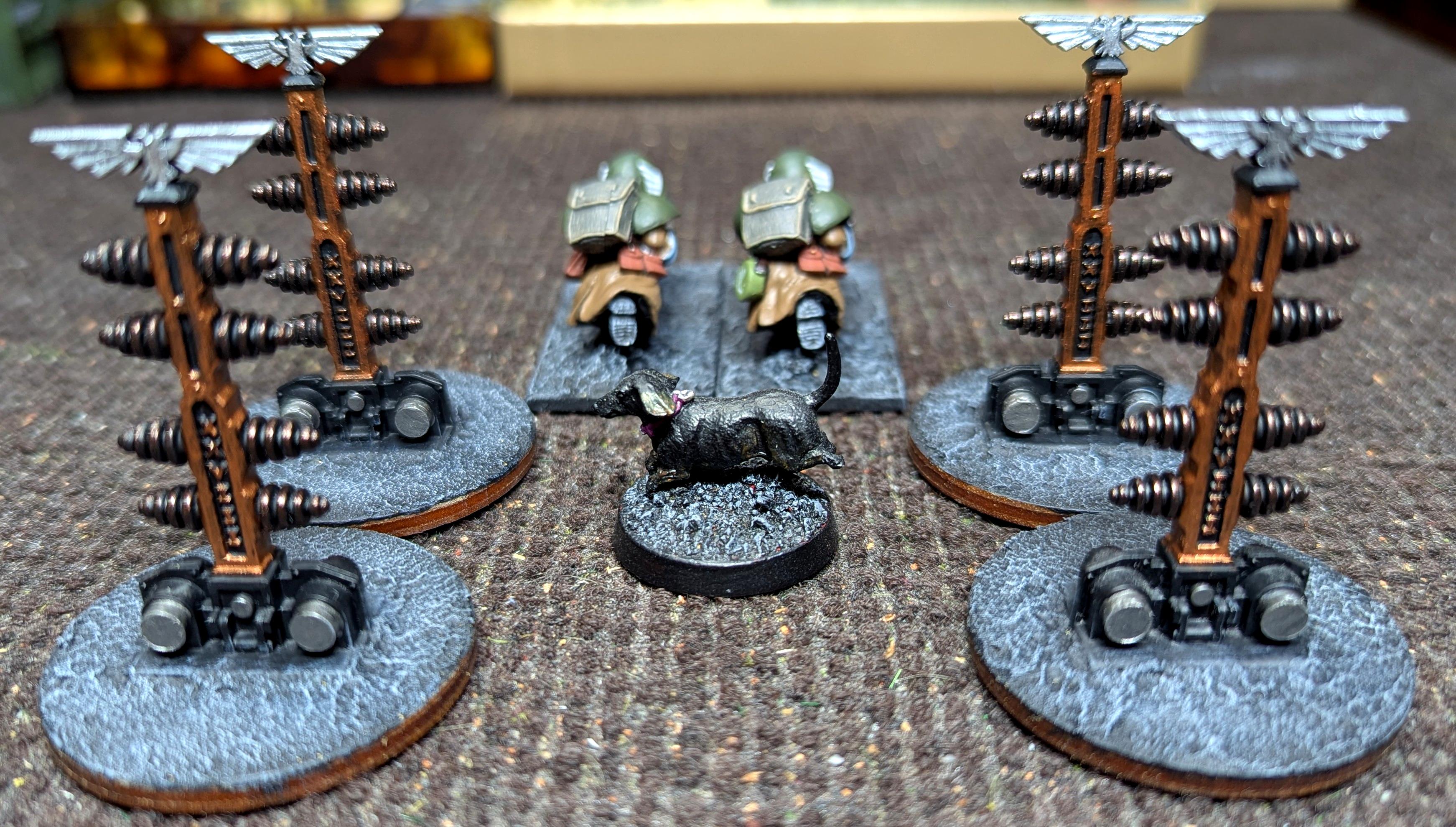 2025, 28mm, Dog, Dwarves, Olley, Painted, Scrunt