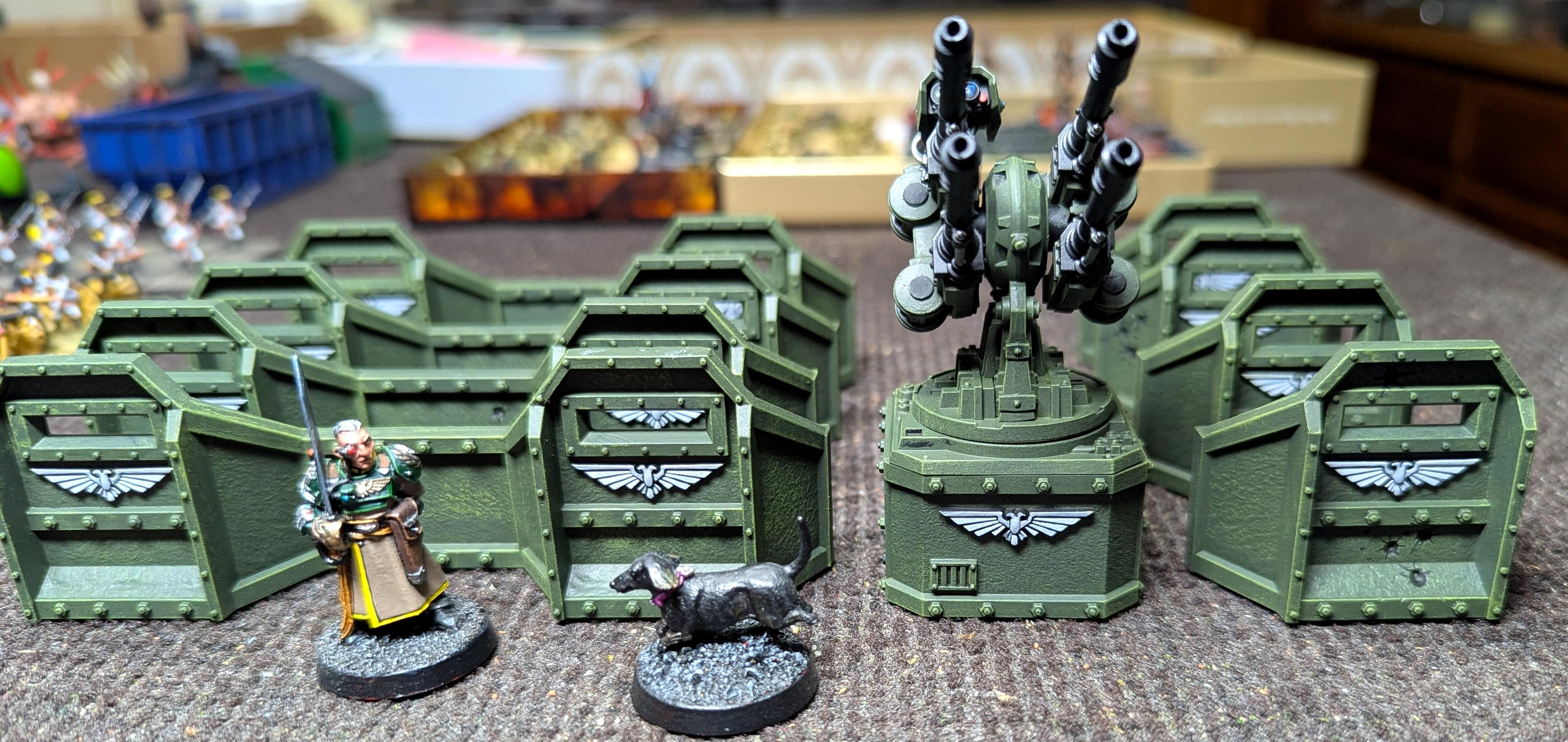 2025, Aegis Defense Line, Games Workshop, Out Of Production, Painted