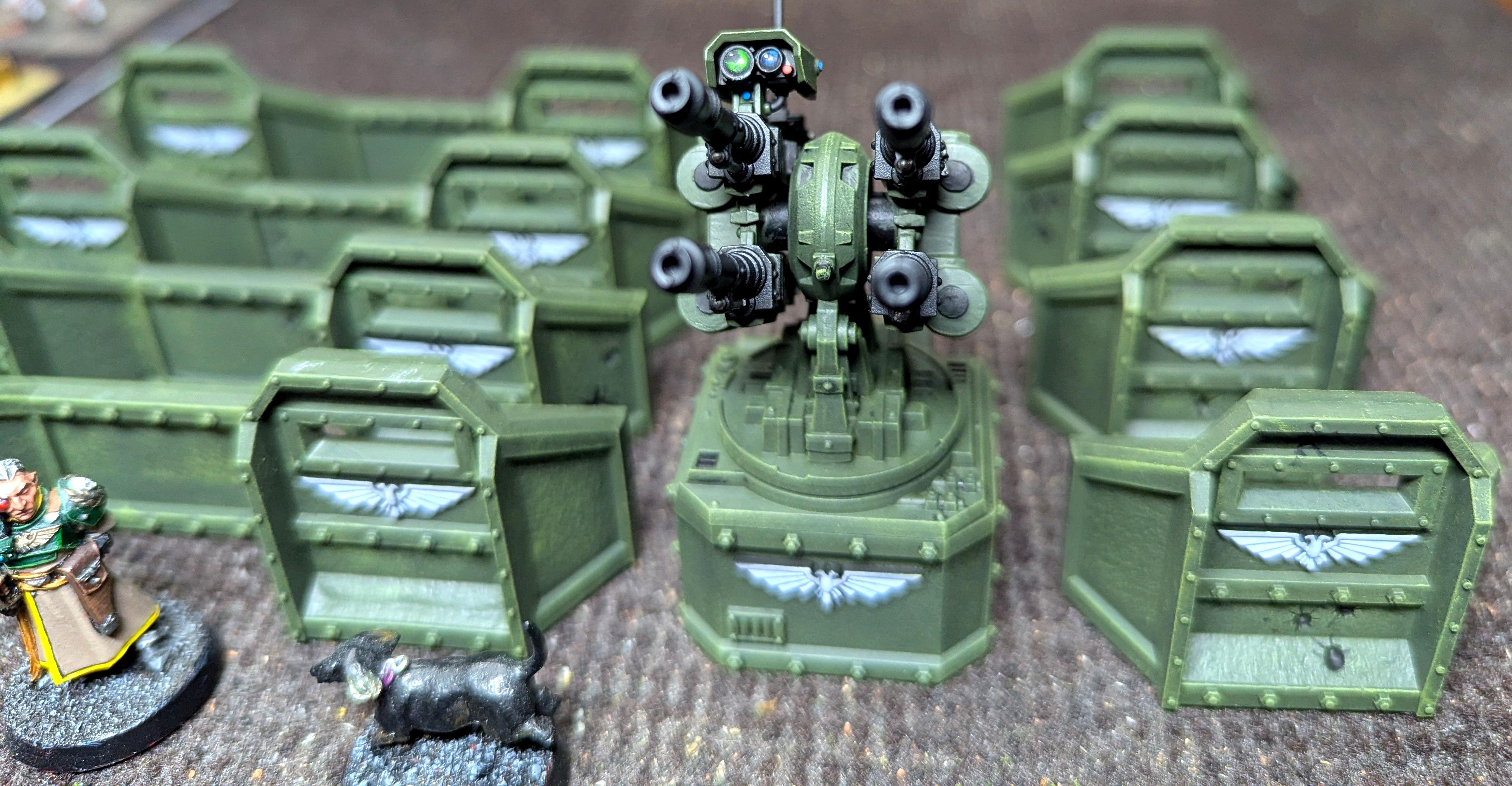 2025, Aegis Defense Line, Games Workshop, Out Of Production, Painted