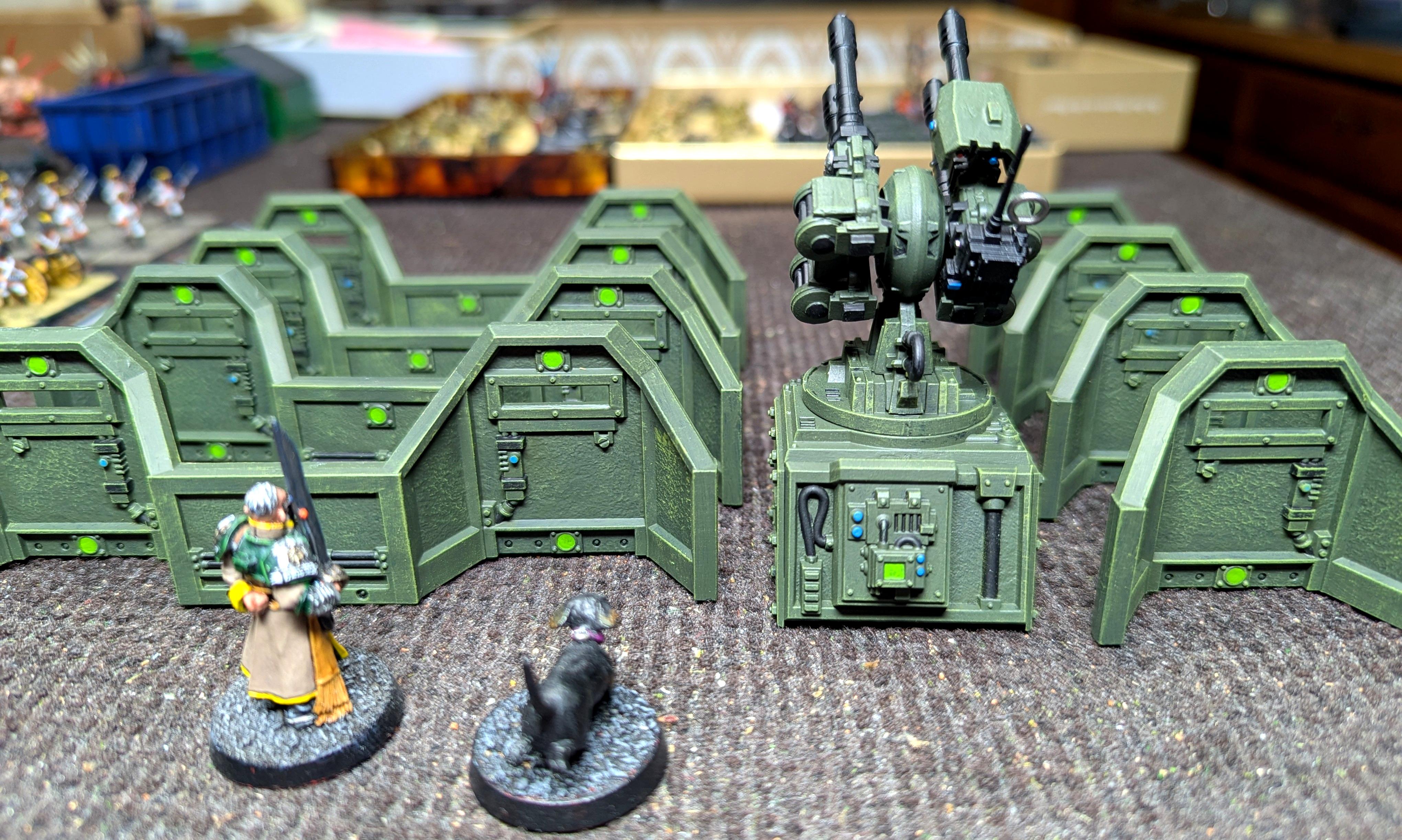 2025, Aegis Defense Line, Games Workshop, Out Of Production, Painted