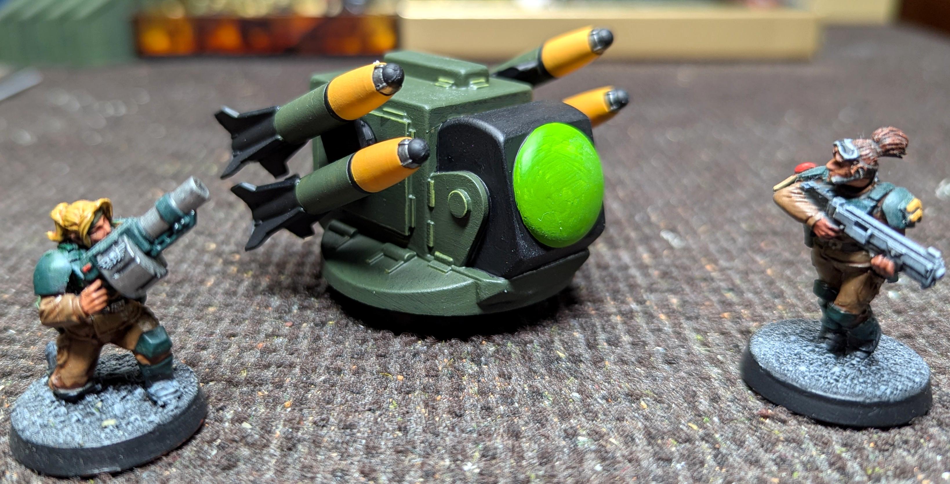 2025, Missile, Old Crow, Painted, Turret