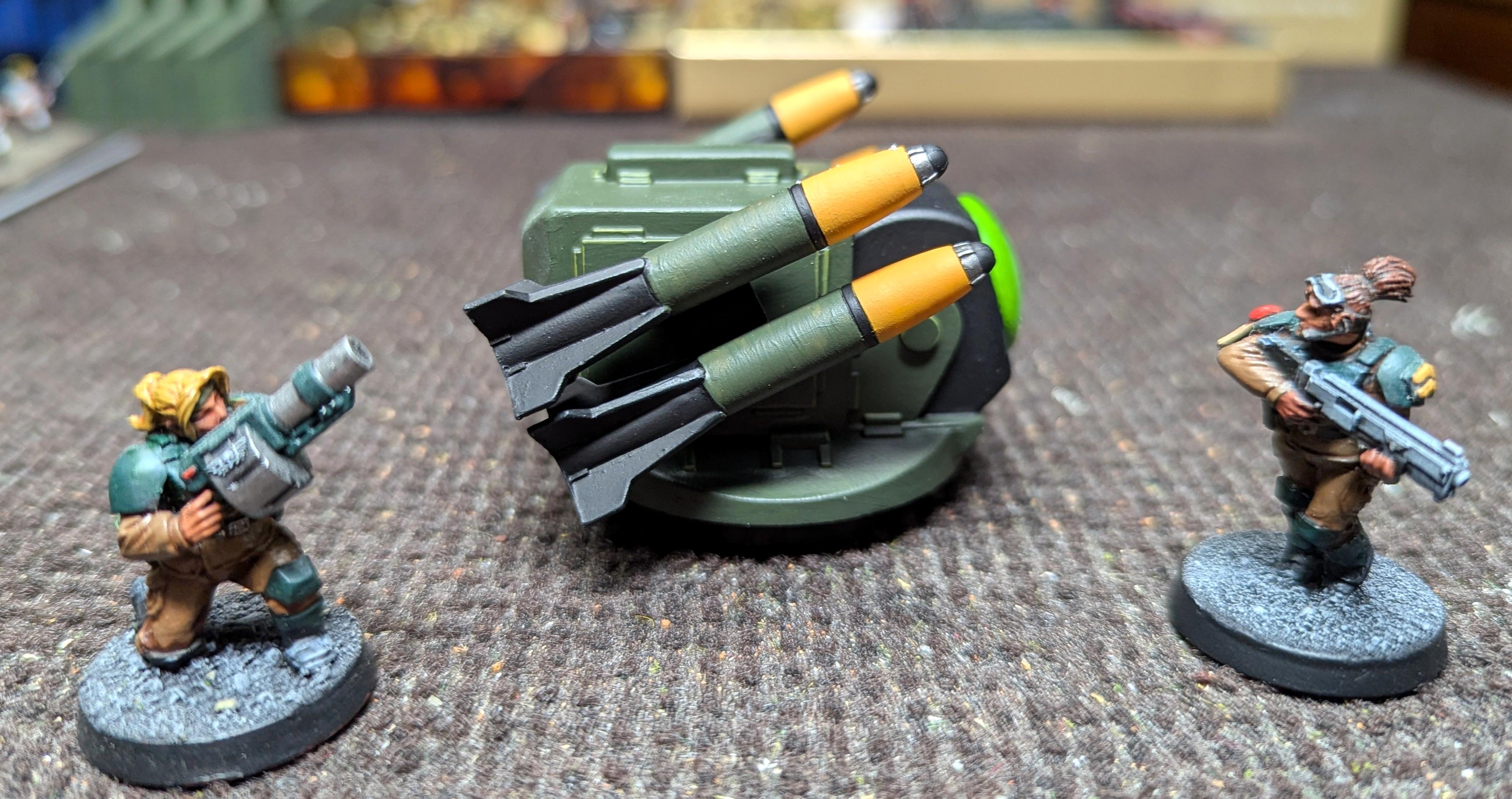 2025, Missile, Old Crow, Painted, Turret