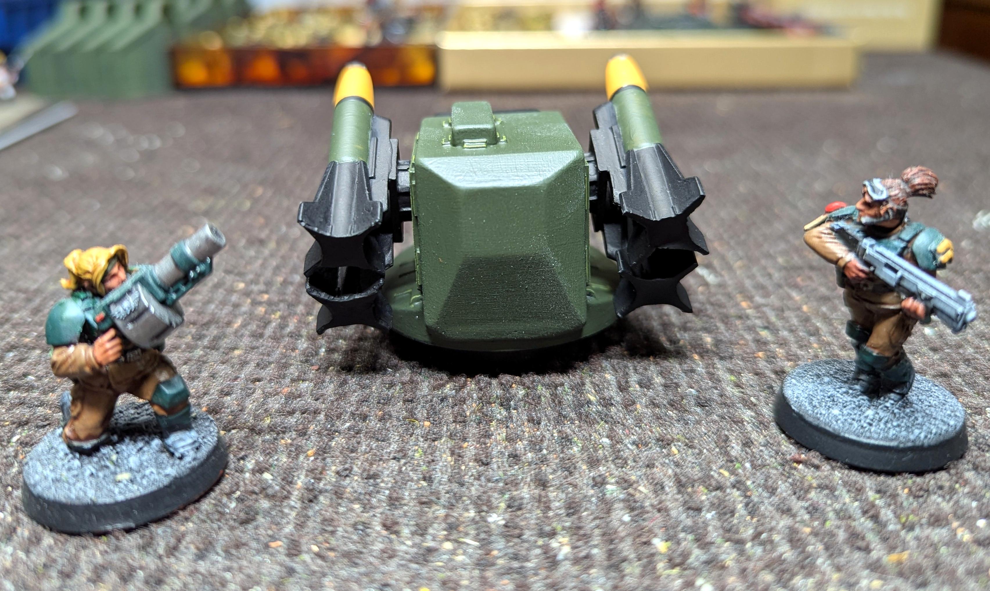 2025, Missile, Missile Launcher, Old Crow, Painted, Turret