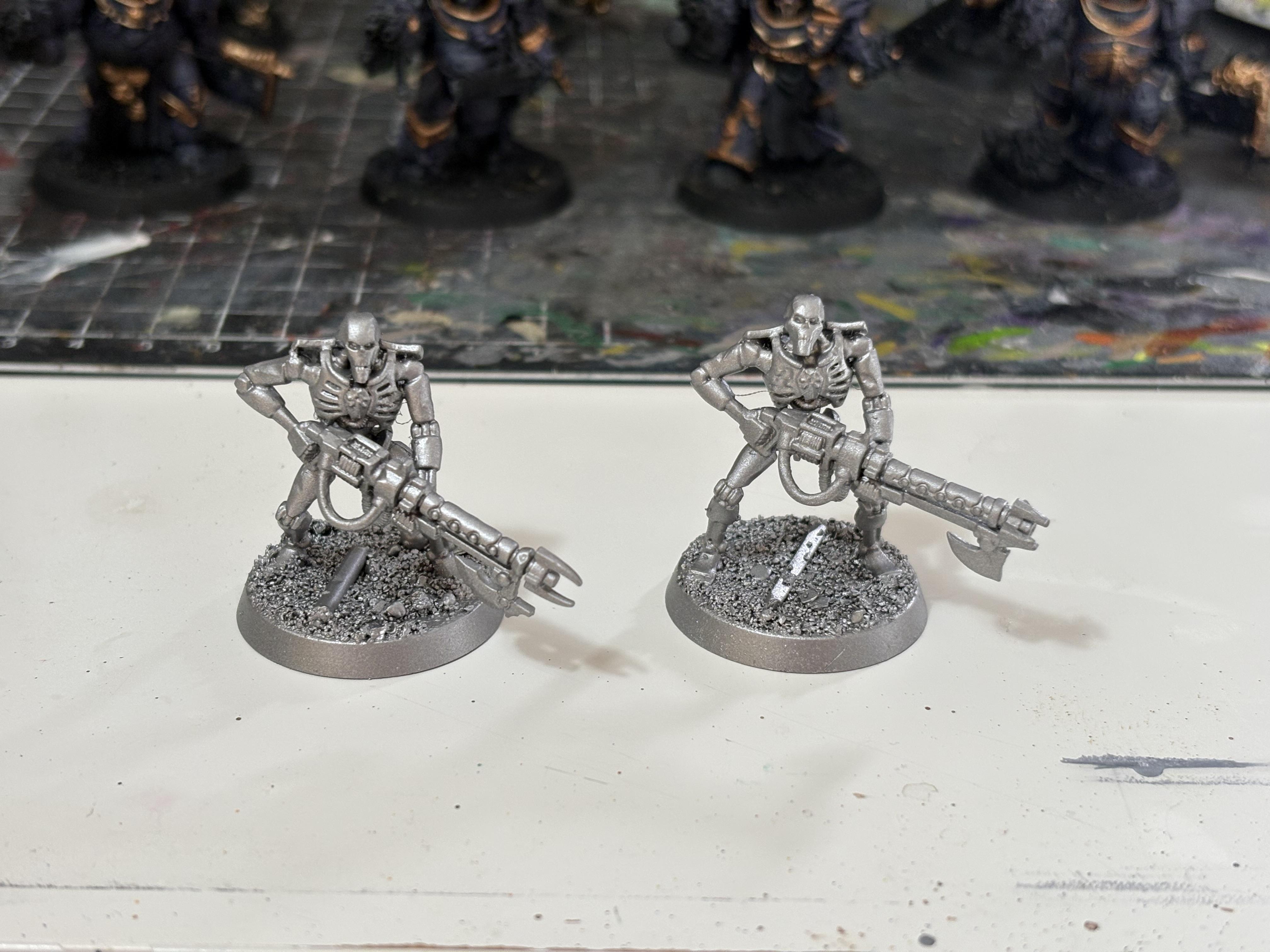Necron Warriors WIP