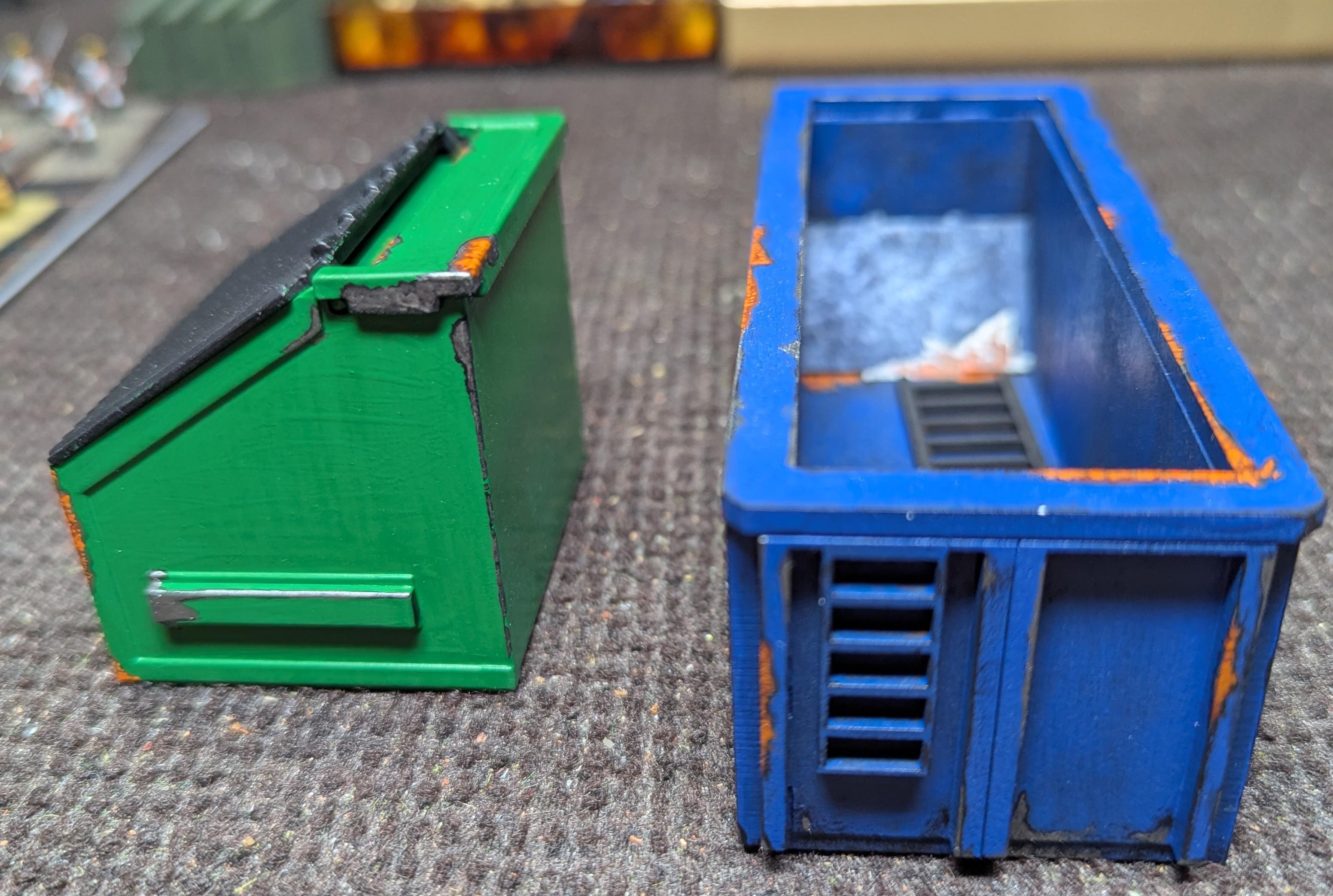 2025, Bins, Ironheart Artisans, Painted, Reaper, Trash