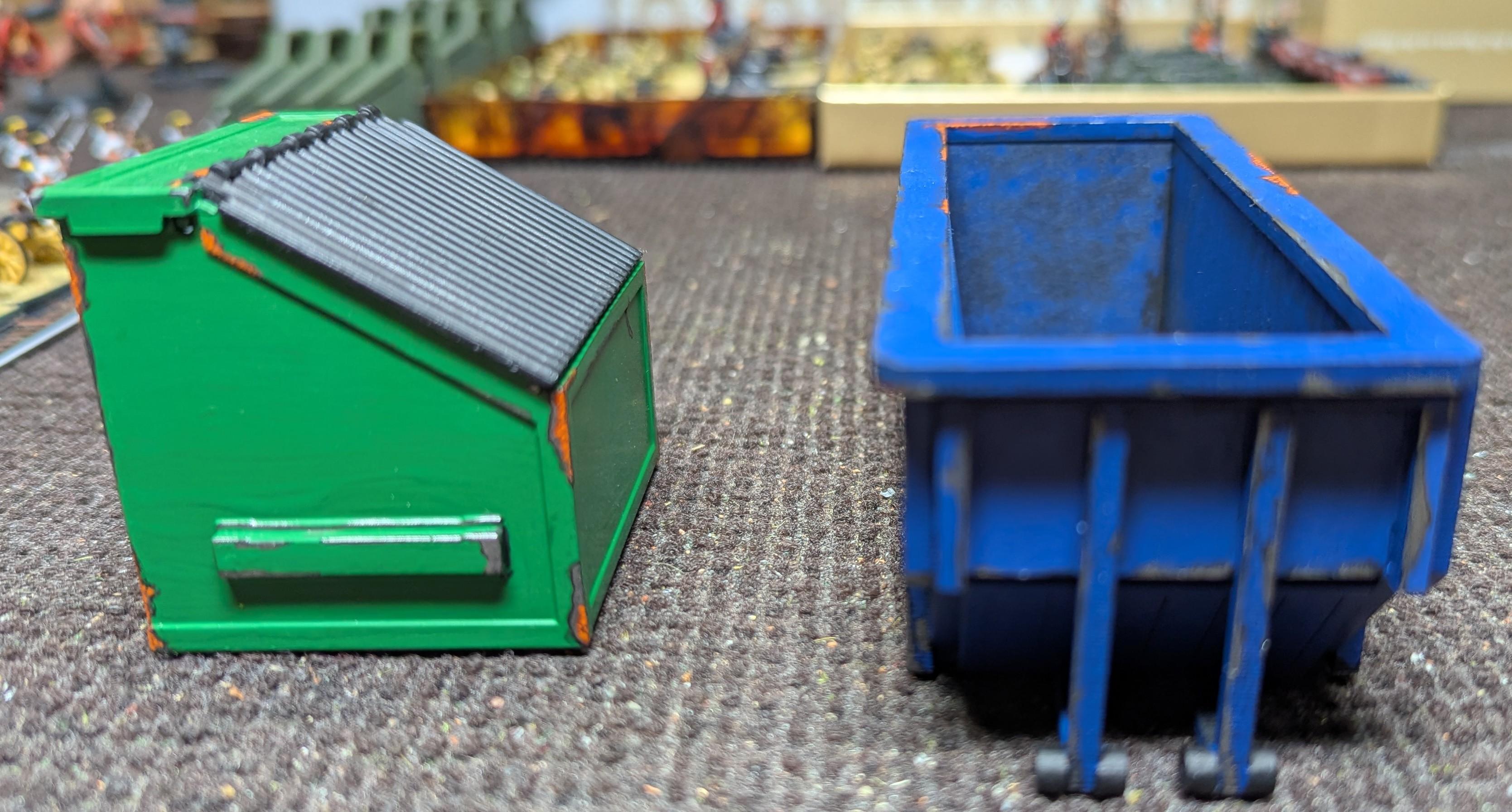 2025, Bins, Ironheart Artisans, Painted, Reaper, Trash