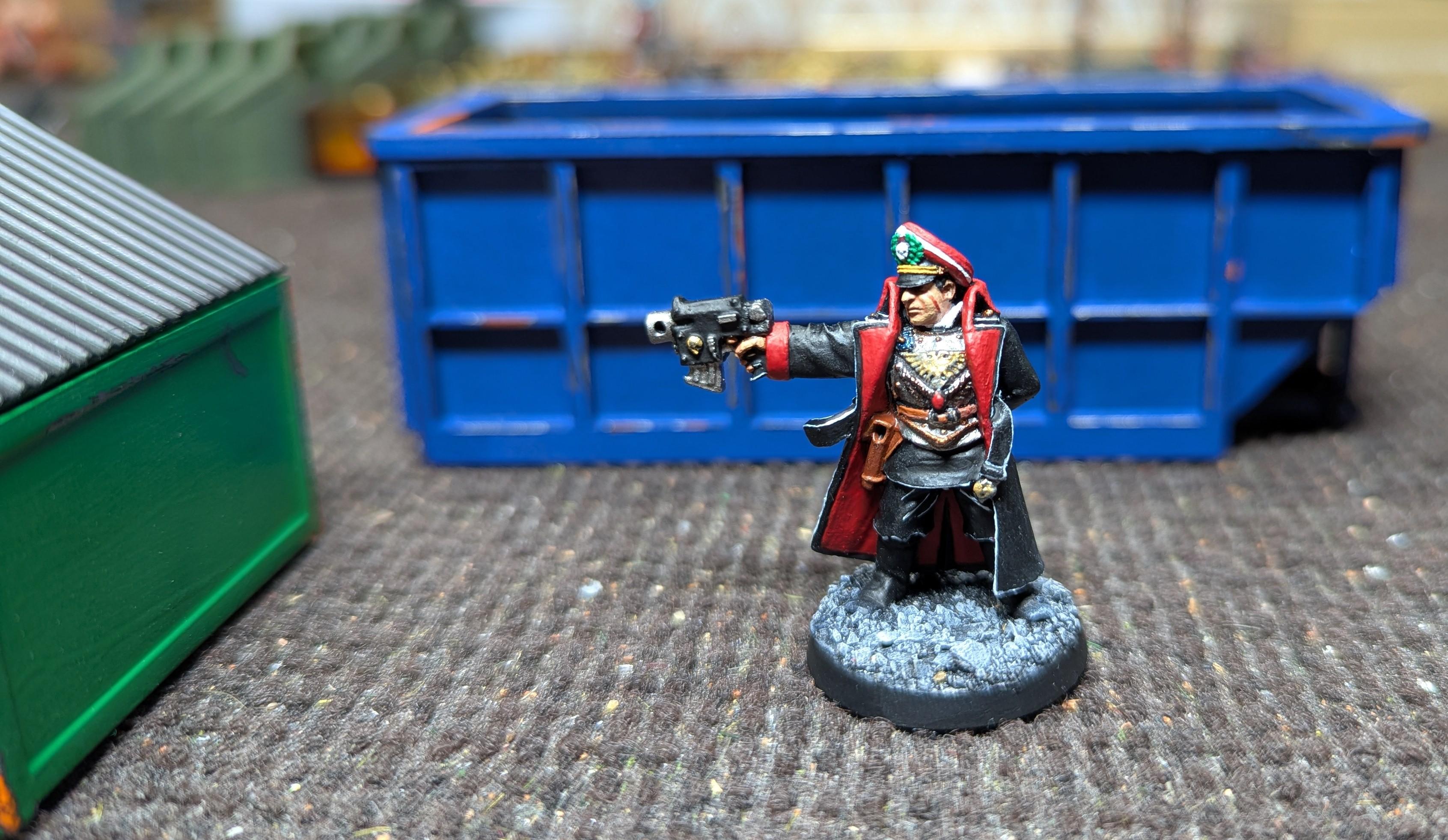 2025, Bins, Commissar, Games Workshop, Ironheart Artisans, Painted, Reaper, Trash