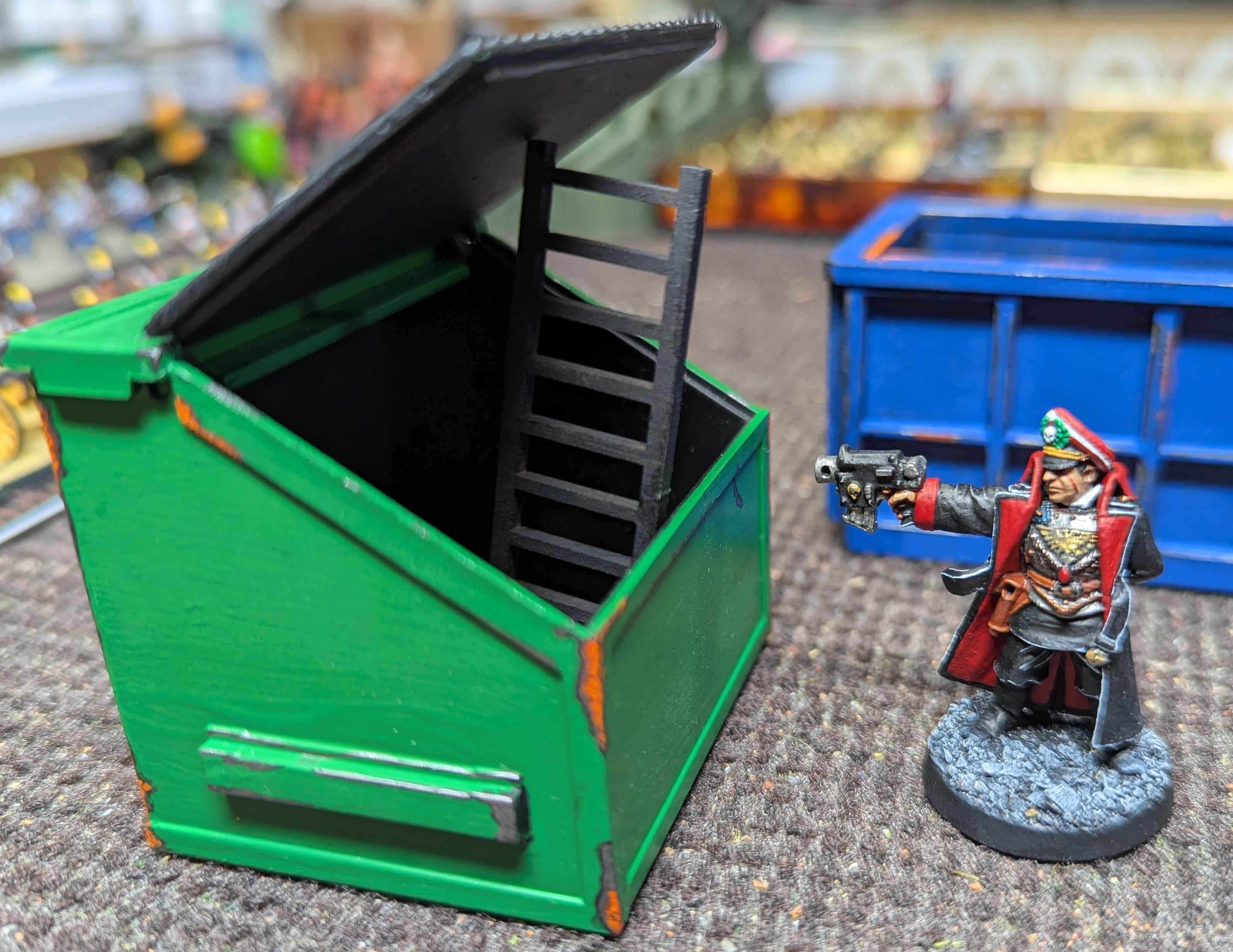 2025, Bins, Commissar, Games Workshop, Ironheart Artisans, Painted, Reaper, Trash